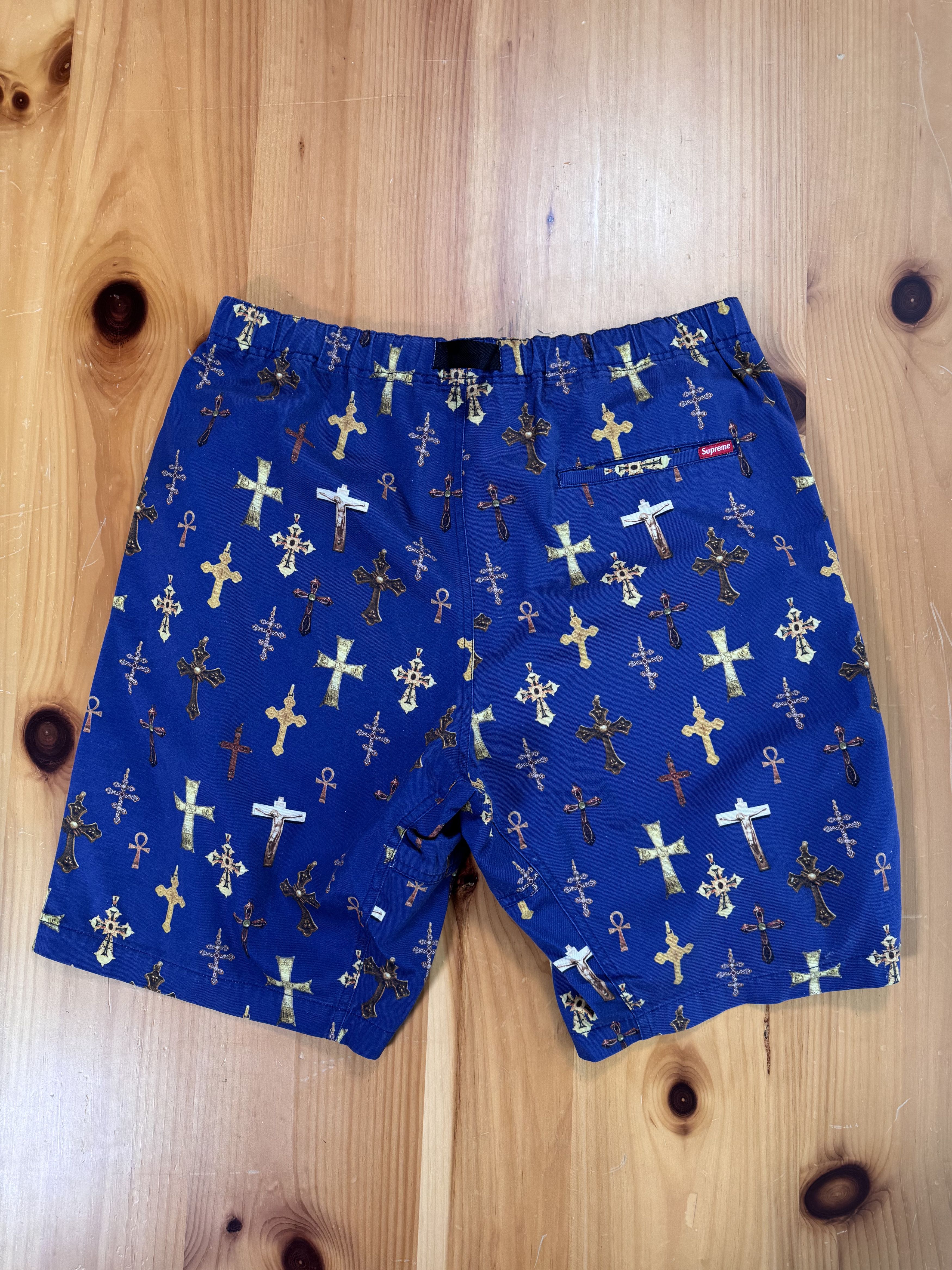 Supreme Supreme SS2013 Cross Crosses Shorts Gold Size US 36 / EU 52 - 4 Thumbnail