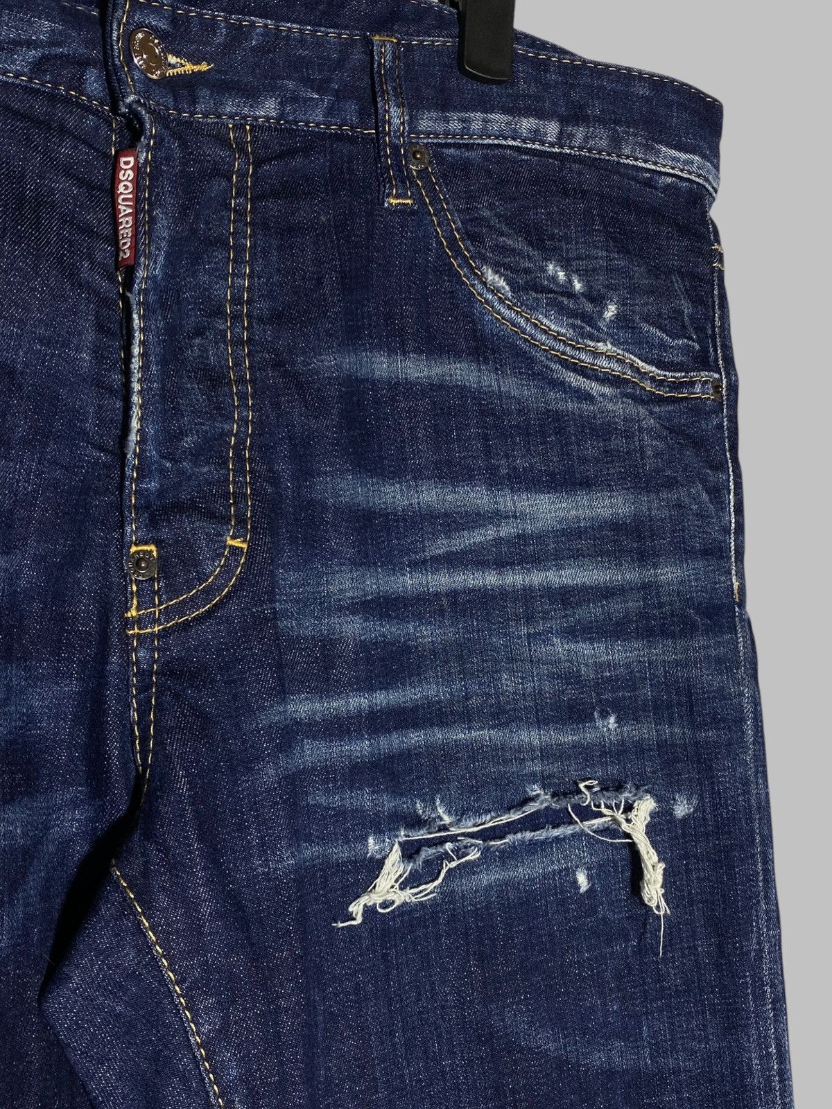 Dsquared2 🔥 DSQUARED2 DAISY EMBROIDERED JEANS Y2K COOL GUY VIBES Size US 34 / EU 50 - 8 Thumbnail