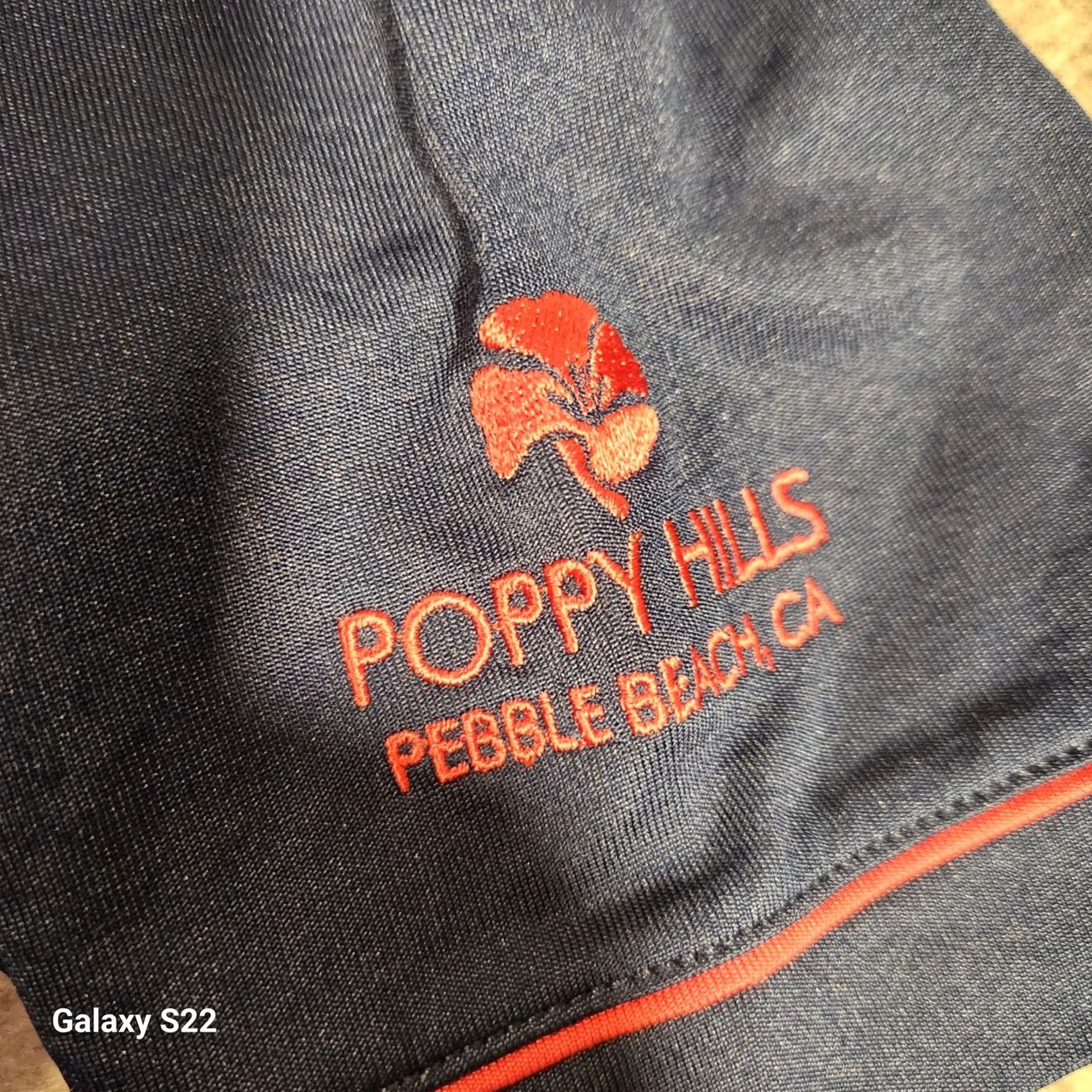 TravisMathew Travis Mathew Polo Shirt Mens L Navy Poppy Hills Pebble Beach Golf Pima Size US L / EU 52-54 / 3 - 2 Thumbnail
