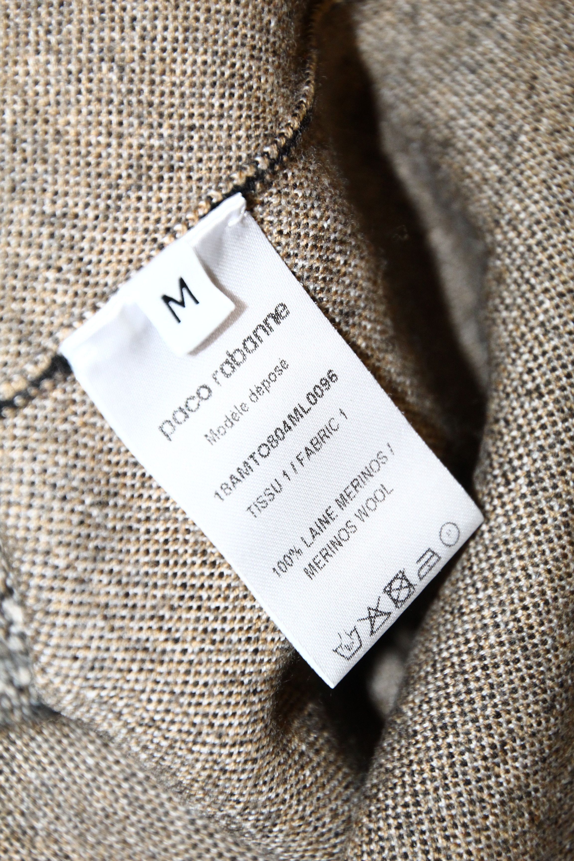 Paco Rabanne Paco Rabanne Merino Wool Jacquard Japan Style Sweater Size M / US 6-8 / IT 42-44 - 6 Thumbnail