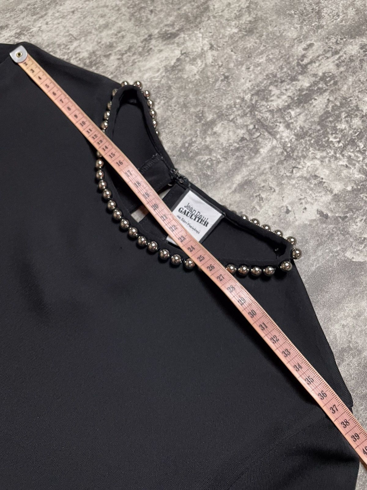 Jean Paul Gaultier Jean Paul Gaultier Black Top With Metal Necklace Size M / US 6-8 / IT 42-44 - 9 Thumbnail