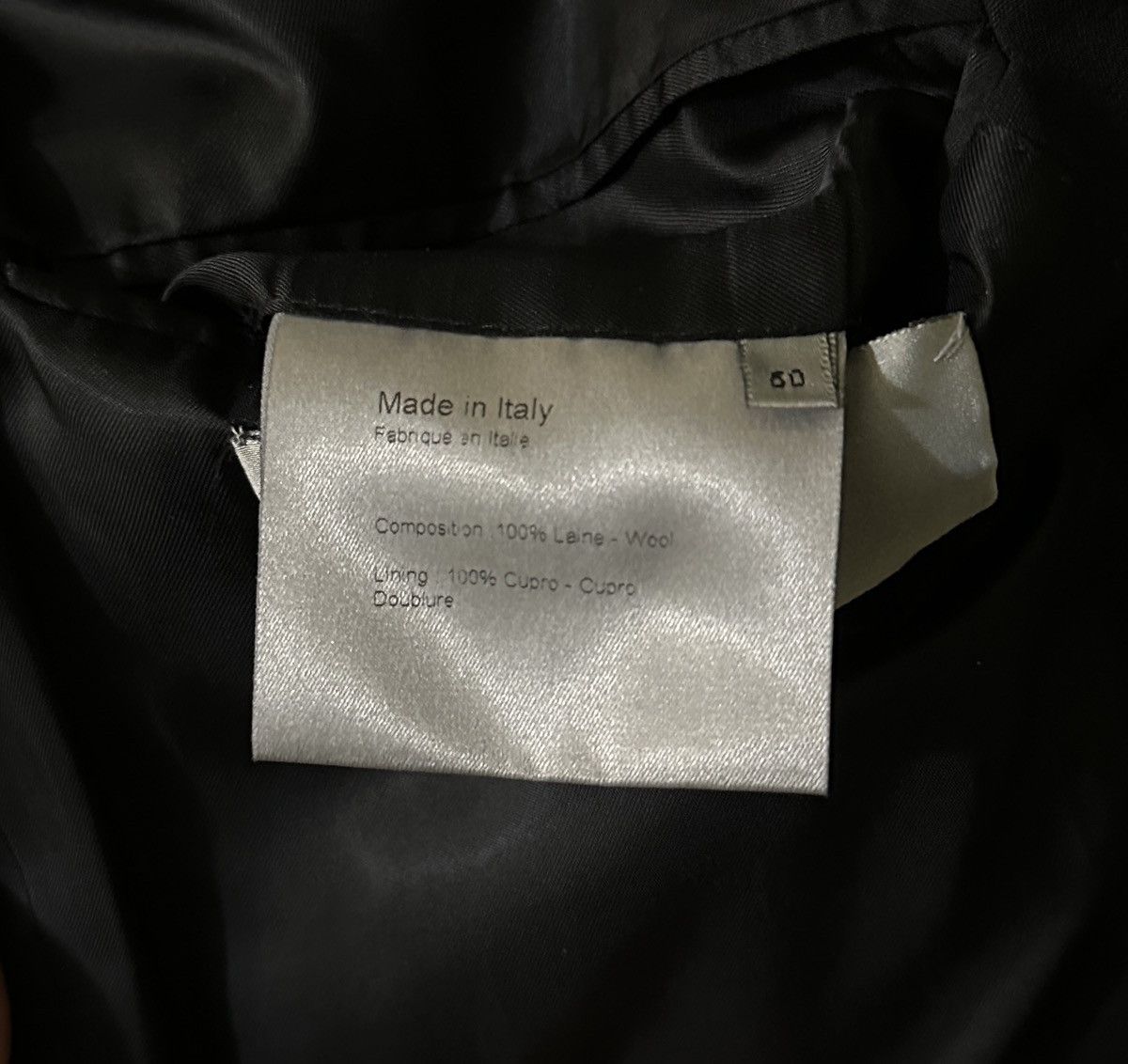 Dior Dior Homme AW02 “Reflexion” double lapel coat Size US M / EU 48-50 / 2 - 4 Thumbnail