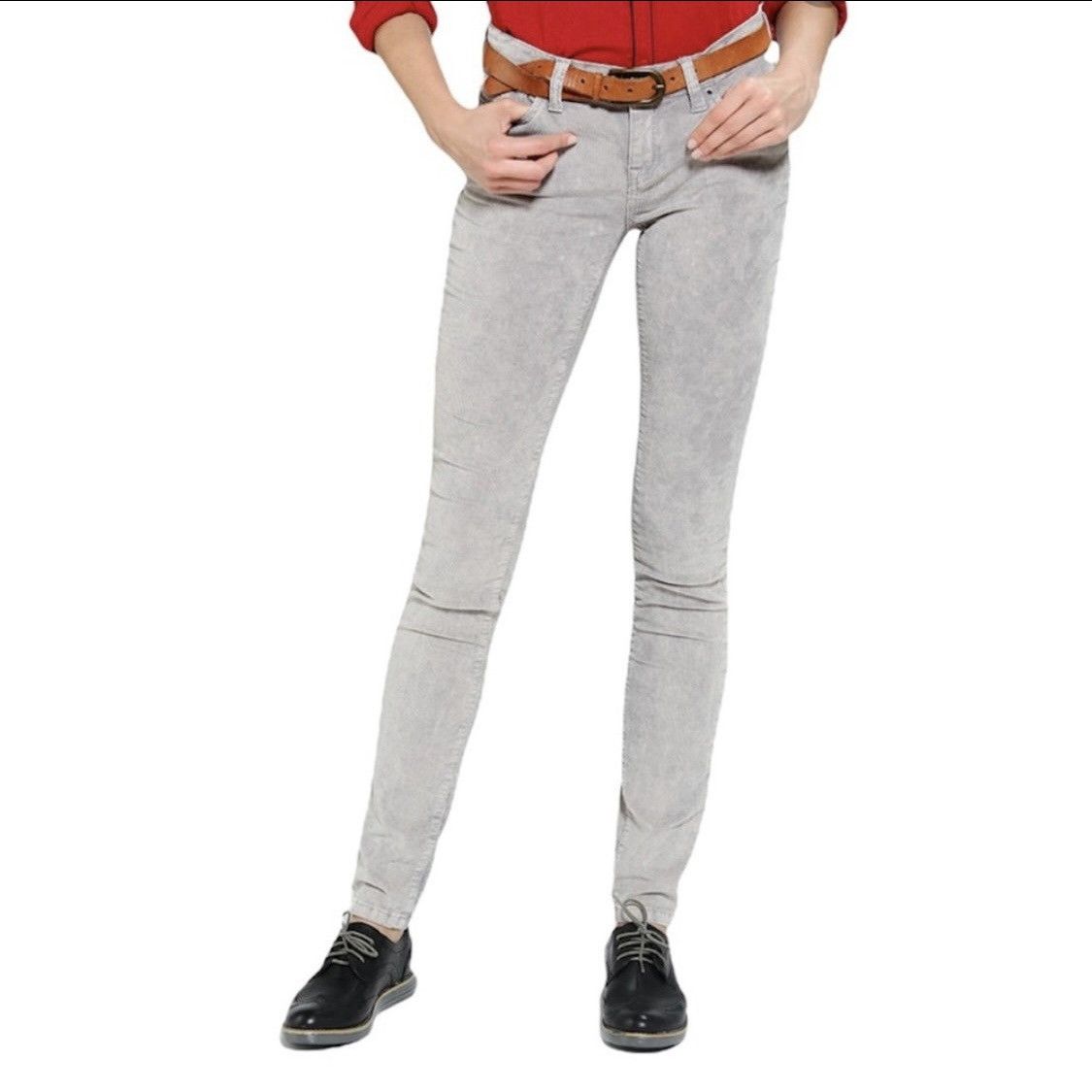 Urban Outfitters Urban outfitters Gray Corduroy Pants Skinny Ankle Low Rise Size 27" / US 4 / IT 40 - 8 Thumbnail
