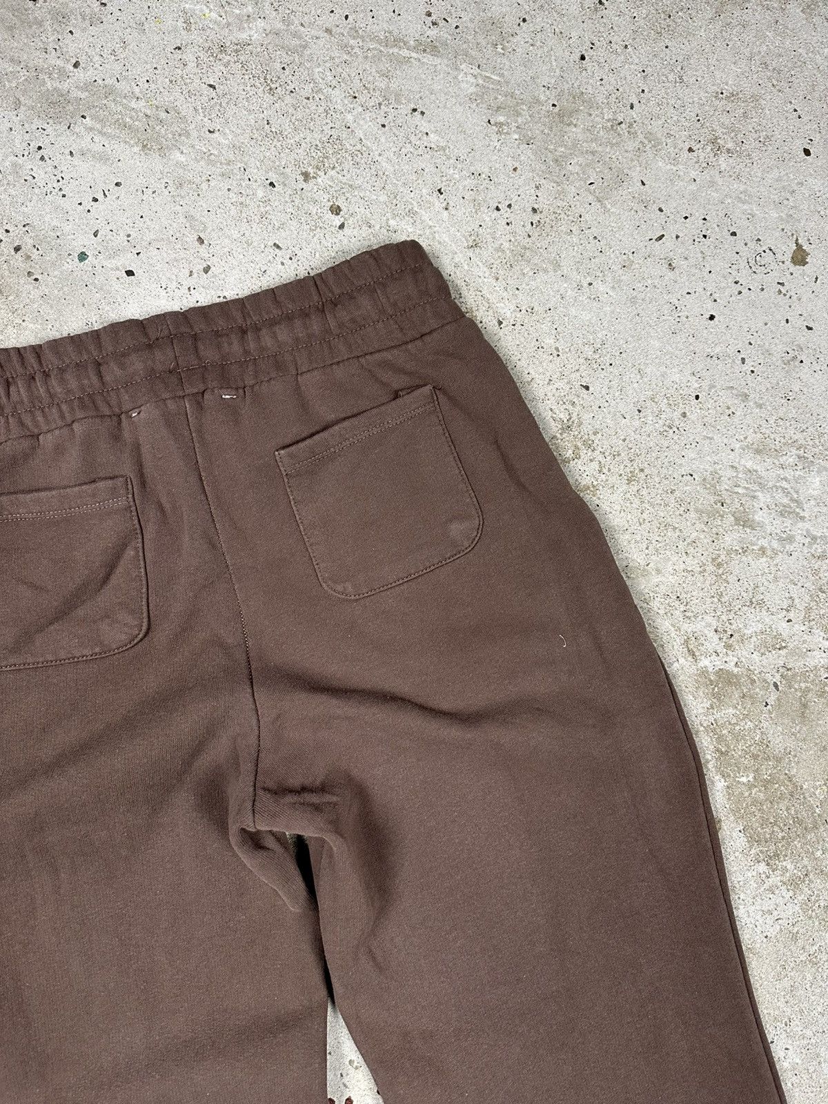 Japanese Brand × Vintage Vintage Y2K BAGGY Washed Brown Sweatpants Flare Size US 32 / EU 48 - 14 Thumbnail