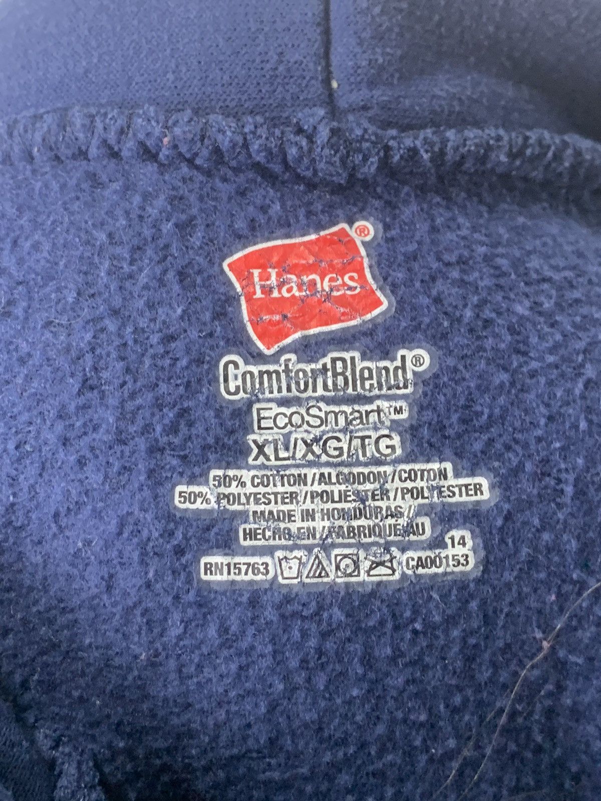 Hanes × Vintage Vintage Silver Stage Hoodies Size US XL / EU 56 / 4 - 12 Thumbnail