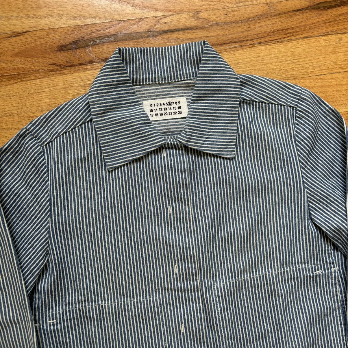 Maison Margiela SS2000 Striped Concealed Pocket Jacket Size M / US 6-8 / IT 42-44 - 2 Thumbnail