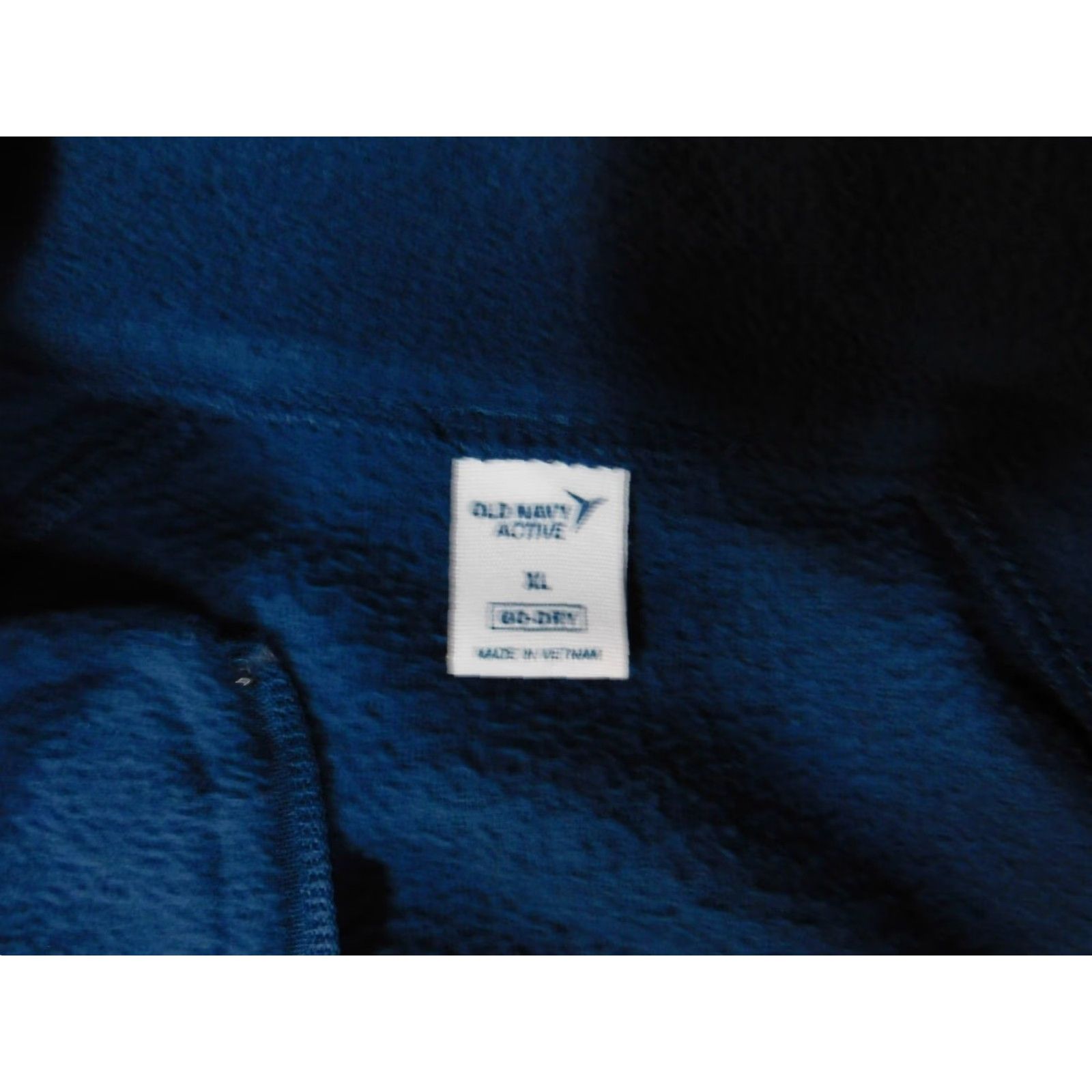 Old Navy Old Navy Womens Sweatshirt Full Zip XL Blue Activewear Lightweight Regular Logo Mock Neck Polyester Blended Fabric Womens Casual Sports Size XL / US 12-14 / IT 48-50 - 5 Thumbnail