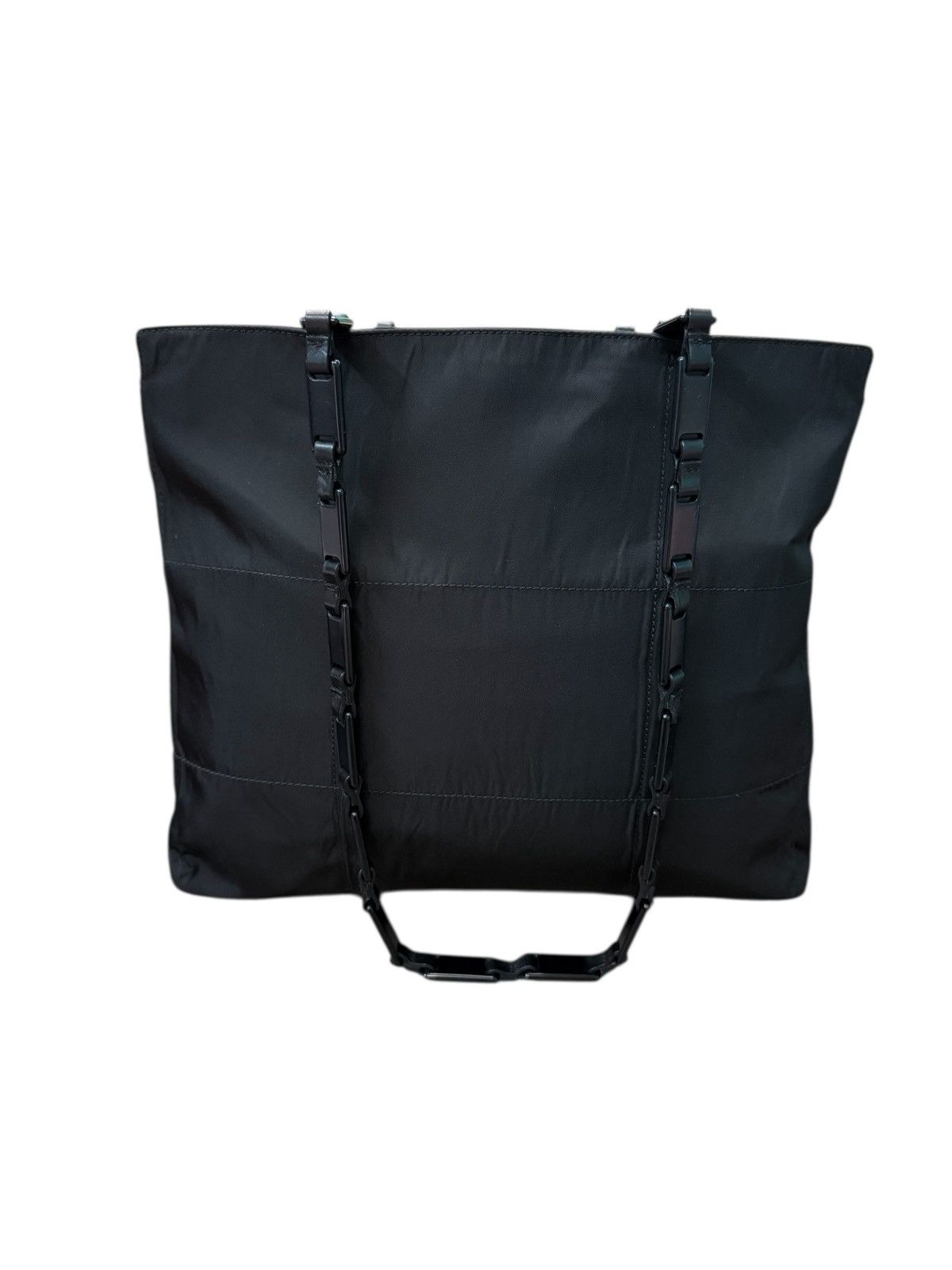 Prada VINTAGE PRADA BLACK TOTE BAG Size ONE SIZE - 6 Thumbnail