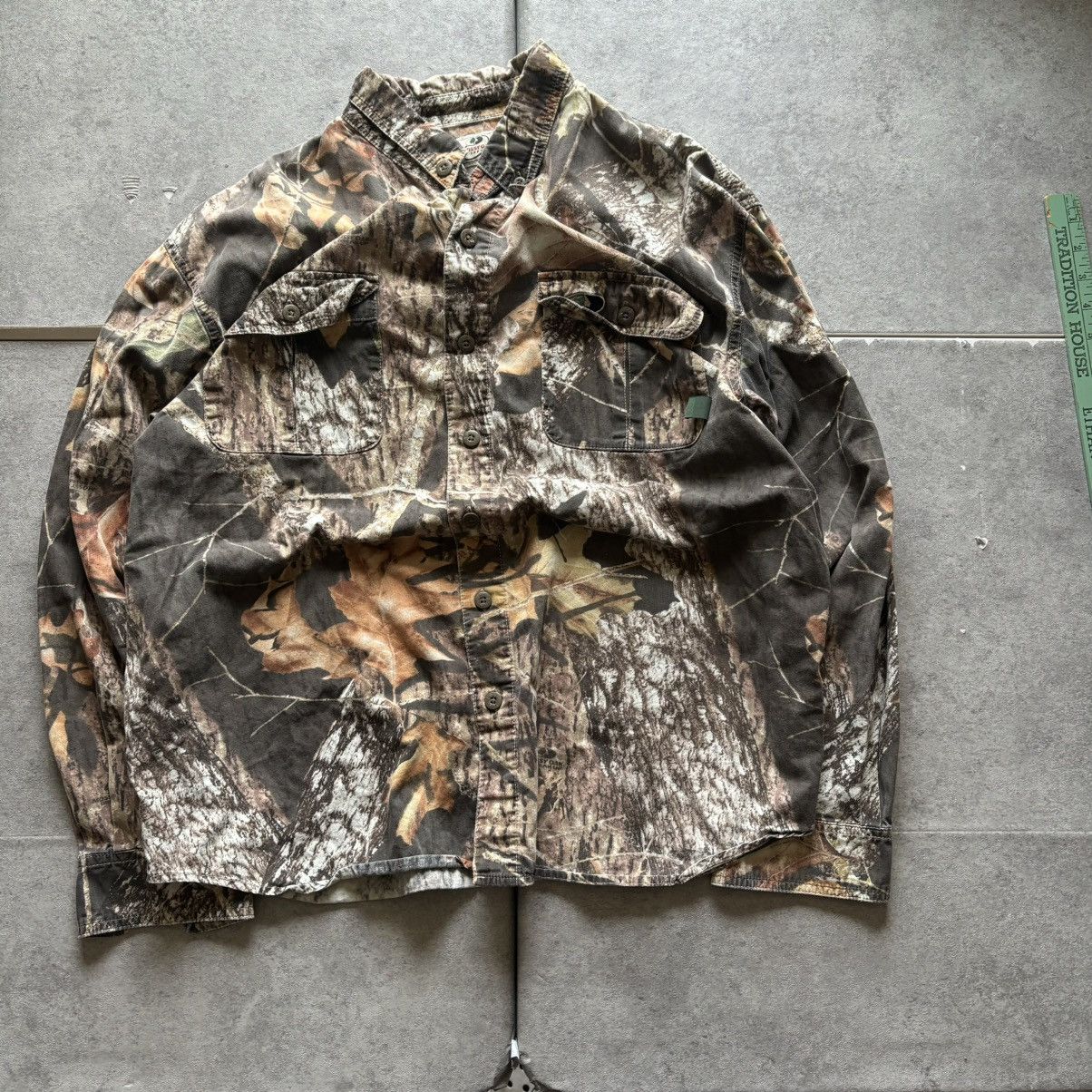 Mossy Oaks Y2k stealth weave mossy oak camo realtree button up Size US L / EU 52-54 / 3 - 1 Thumbnail