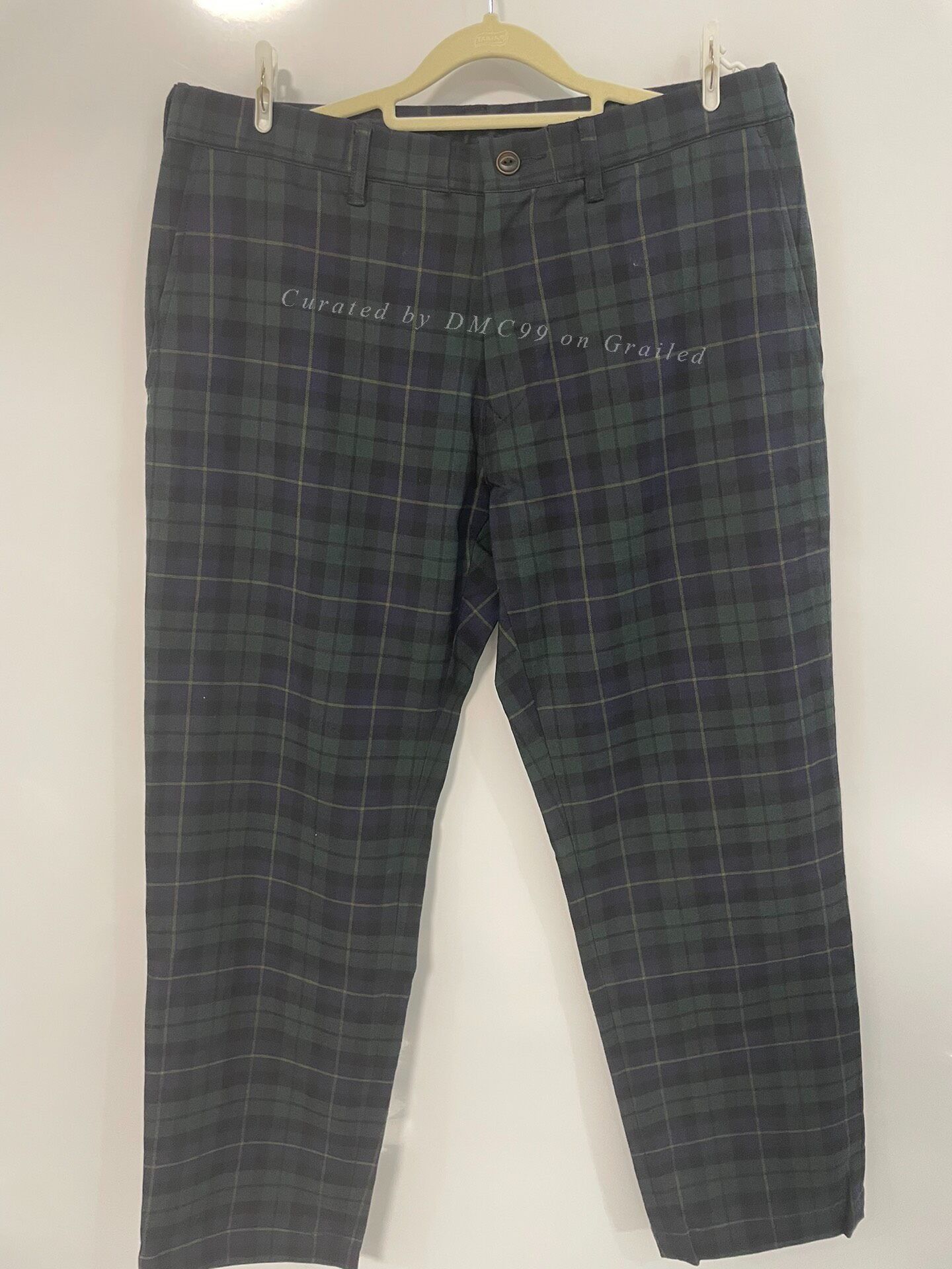 45rpm 45R Men's Plaid Straight-Leg Pants Size US 36 / EU 52 - 1 Thumbnail