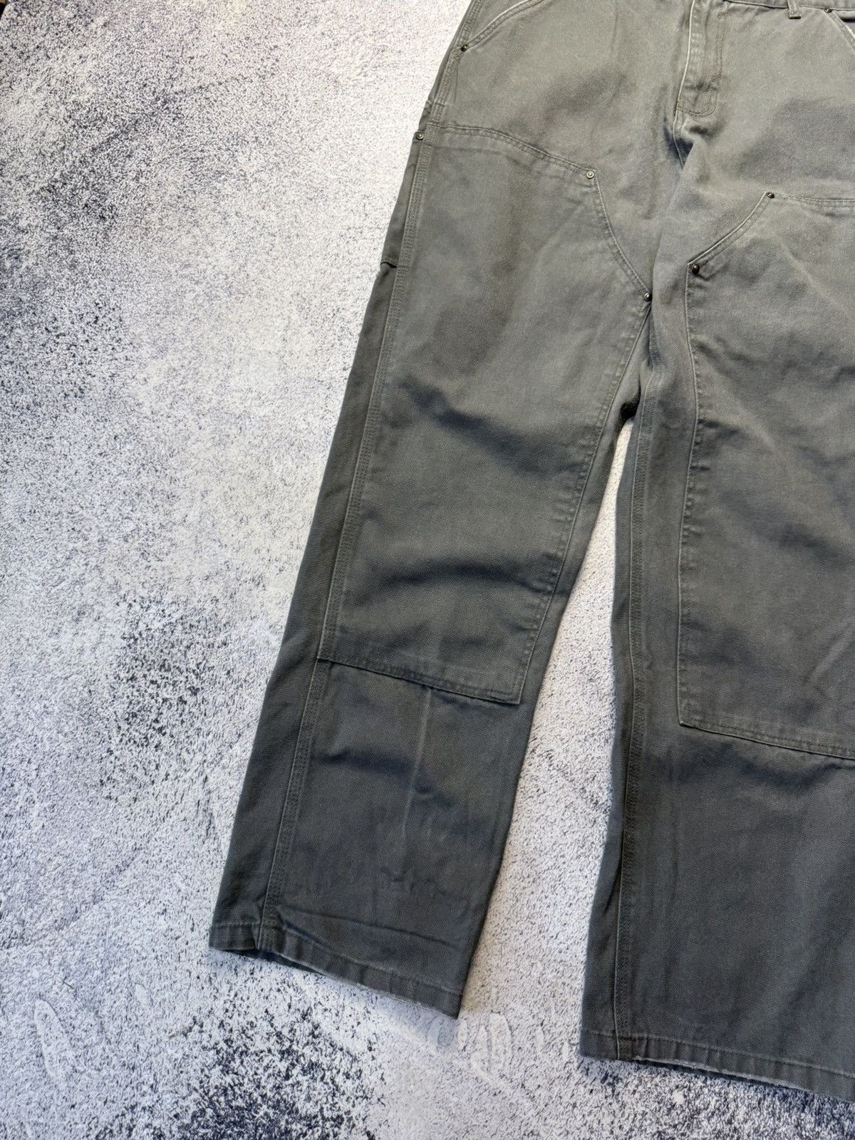 Carhartt Vintage Carhartt Double Knee Work Wear Pants Grey Sz 30 x 32 Size US 32 / EU 48 - 18 Thumbnail