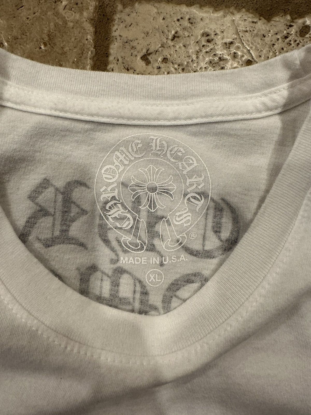 Chrome Hearts Chrome Hearts Script Logo White Short Sleeve T-Shirt Size US XL / EU 56 / 4 - 8 Thumbnail