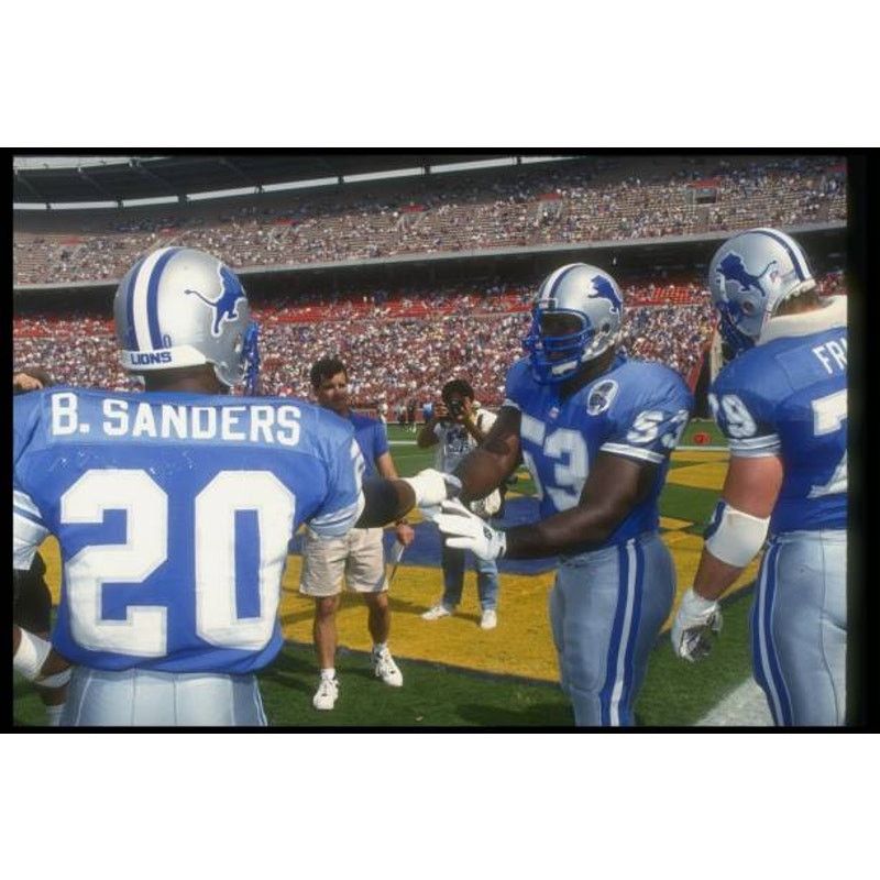 NFL × Starter Barry SANDERS 90s Detroit Lions Reversible jersey NFL vtg Size US L / EU 52-54 / 3 - 16 Thumbnail