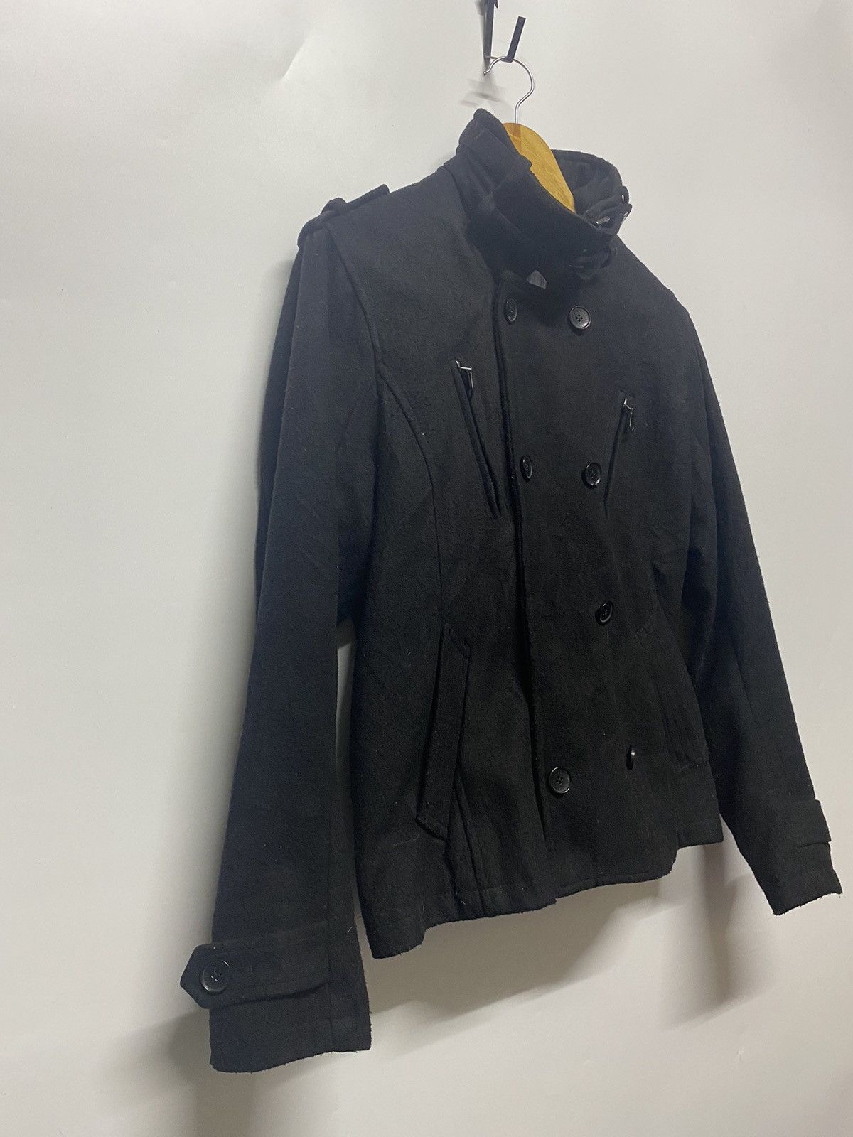 14th Addiction Vtg In The Attic Rockers Garment Multi Pocket Wool Jacket Size US L / EU 52-54 / 3 - 4 Thumbnail