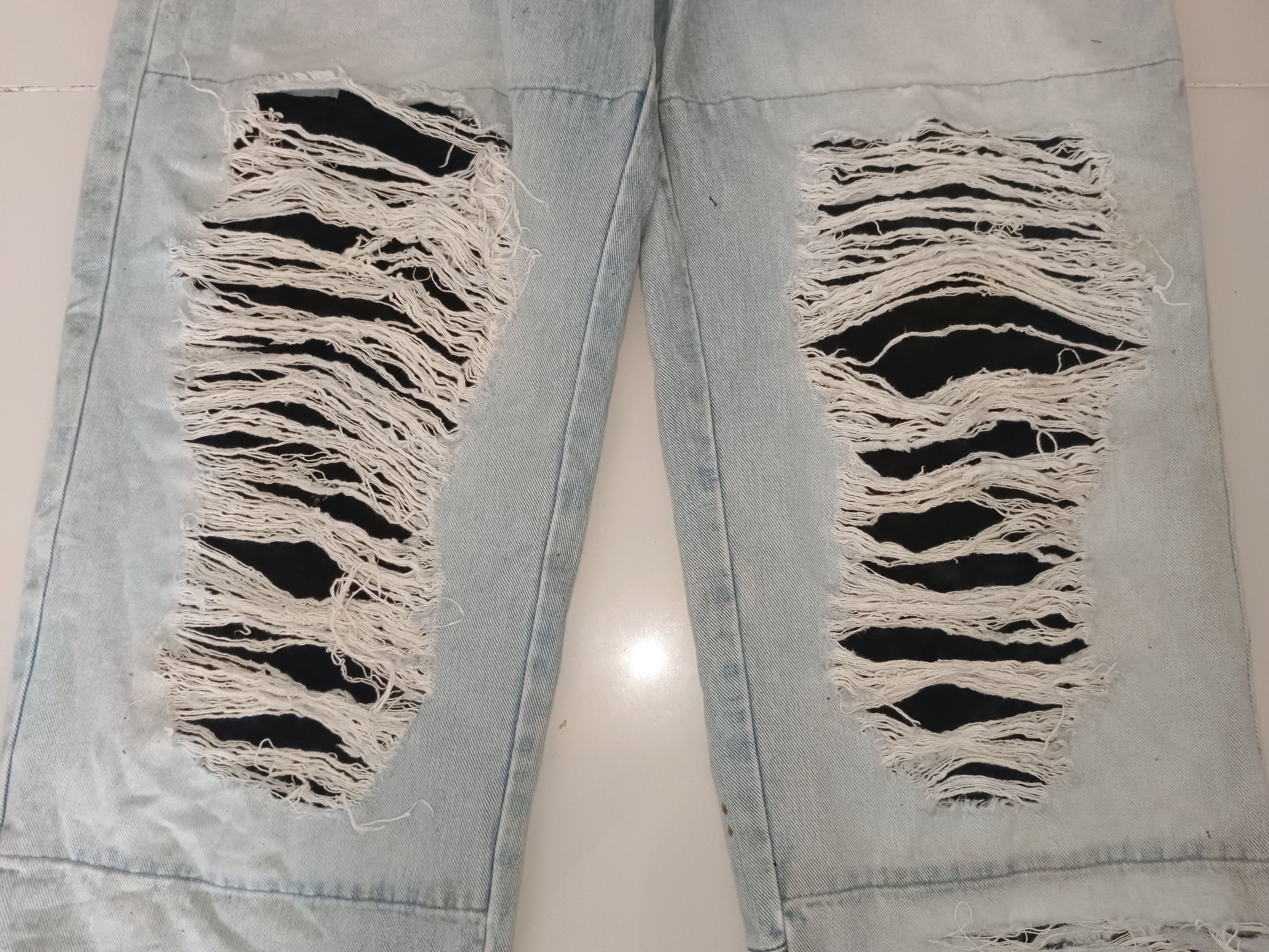 Japanese Brand Vintage Y2K Breath destroy Jeans Size US 34 / EU 50 - 4 Thumbnail