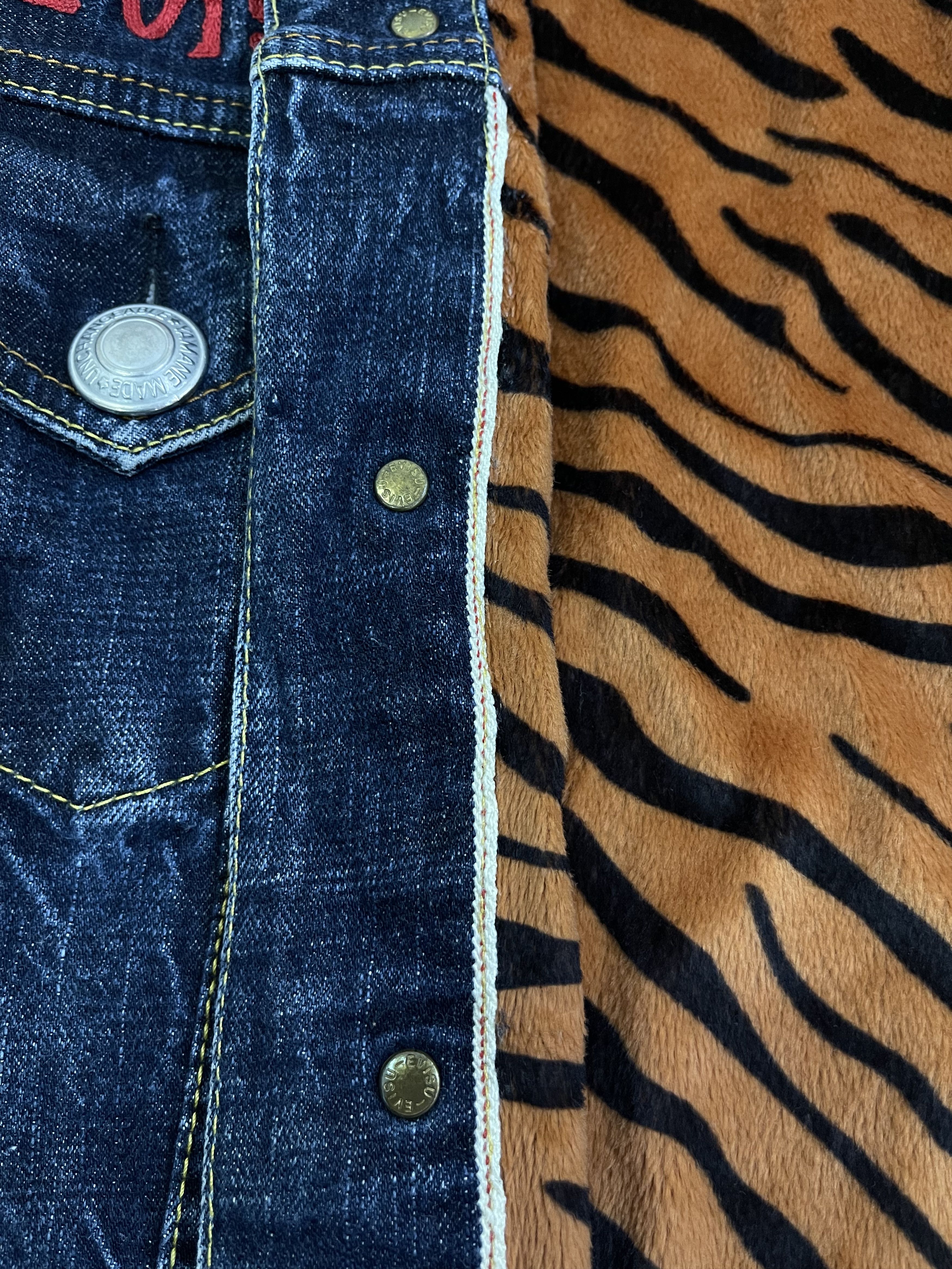 Beauty Beast × Evisu × Samurai Jeans Denim Jacket Evisu Paris Embroidery Wording Travis Scott Size US S / EU 44-46 / 1 - 8 Thumbnail
