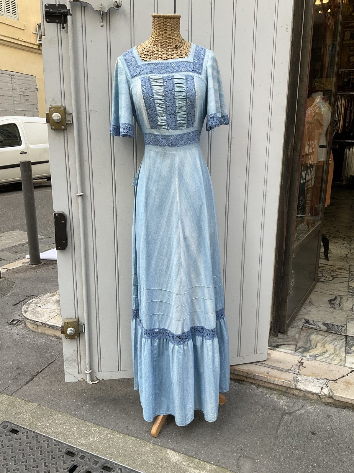 Vintage Vintage 70's handmade dress Size S / US 4 / IT 40 - 1 Thumbnail
