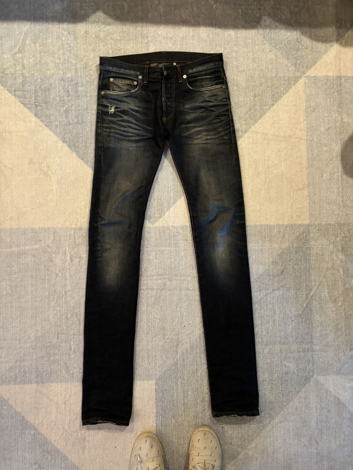 Dior Dior Homme AW07 Blue Wash Jake Denim Jeans Size 27 | Grailed
