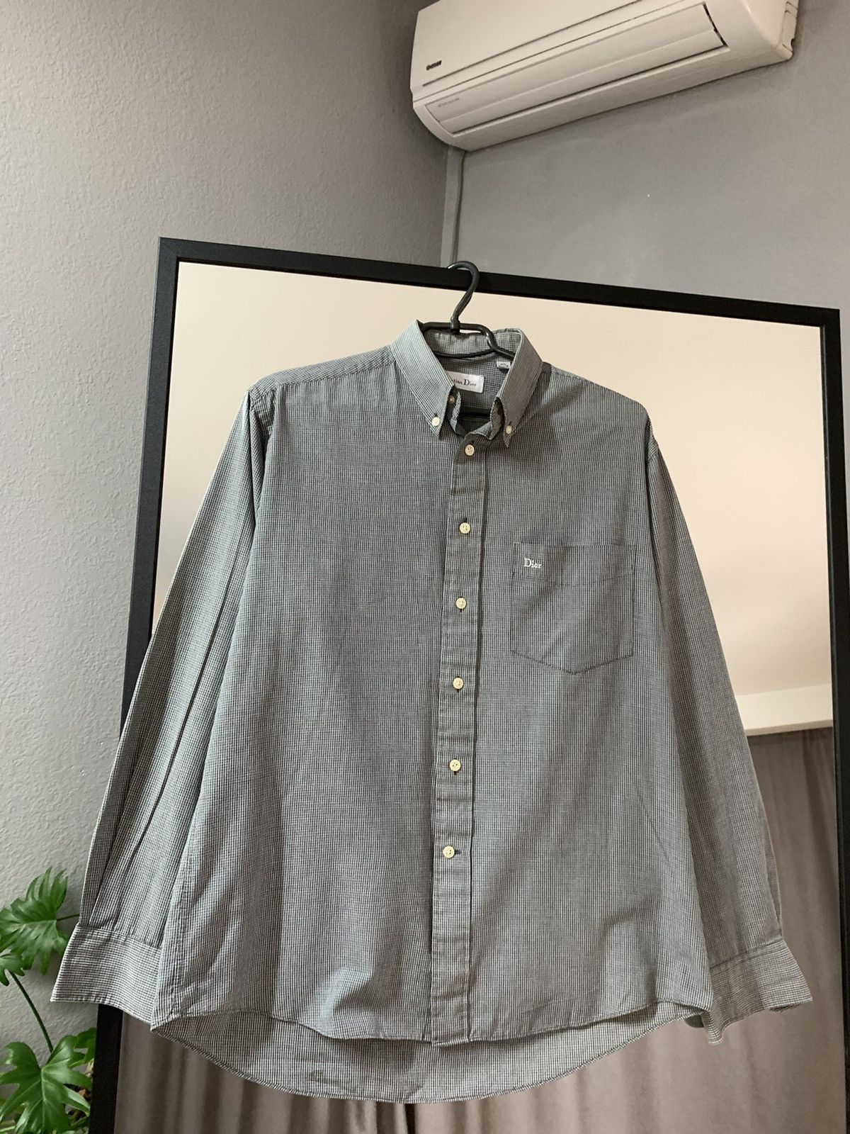 Christian Dior Monsieur × Vintage Vintage Christian Dior shirt Archival Clothes Distressed Size US L / EU 52-54 / 3 - 1 Thumbnail
