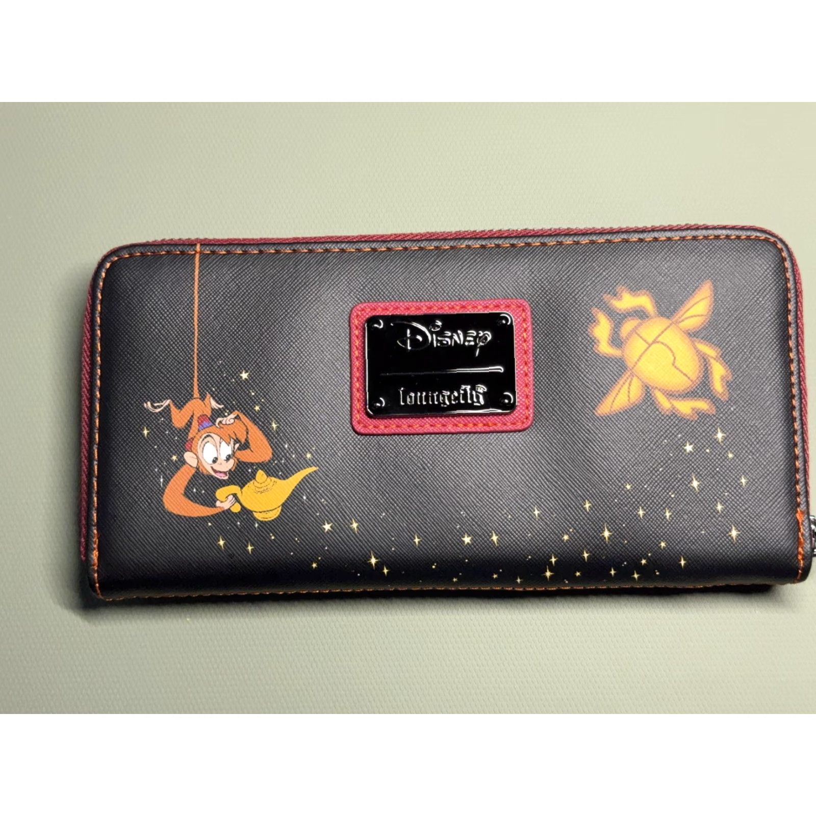 Vintage Loungefly Disney Villains Wallet Aladdin Jafar Abu Zip-Around Women One Size Black Womens Size ONE SIZE - 2 Thumbnail