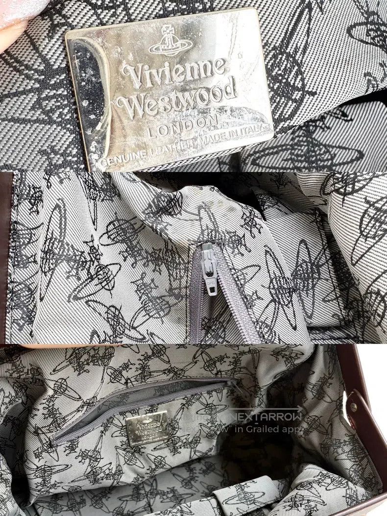 Vivienne Westwood Vivienne Westwood size os Fabric Embroidered Large tote Bag Size ONE SIZE - 9 Thumbnail