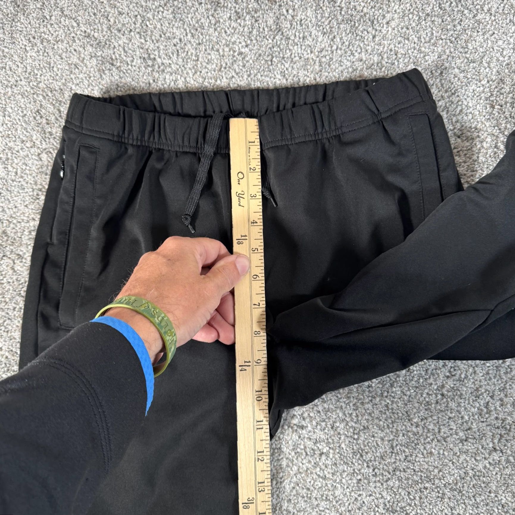 Adidas Adidas Energy Running Pants Black Small Climalite 3-Stripes Zip Pocket Gym Athleisure Womens Size 28" / US 6 / IT 42 - 5 Thumbnail