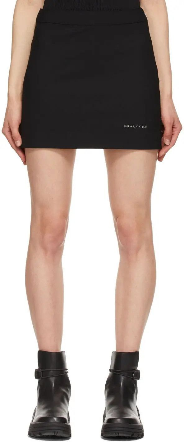 image of 1017 Alyx 9Sm O1Mle0424 Stylo Miniskirt In Black, Women's (Size 26)