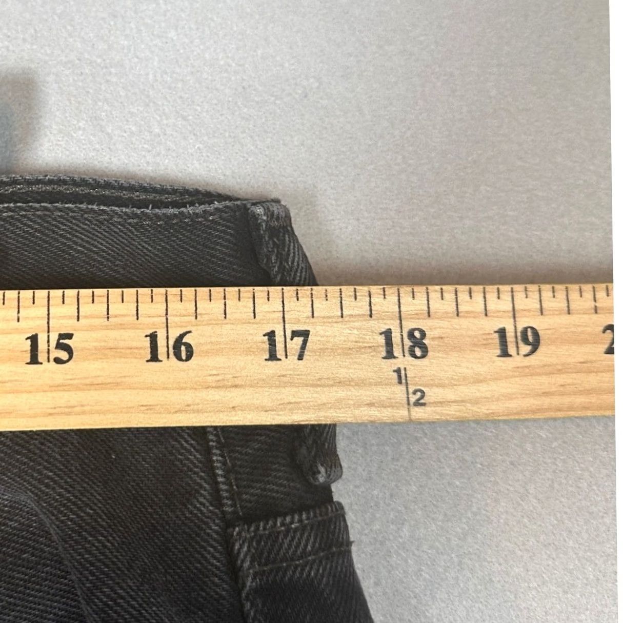 Levi's Levi'S 550 Jeans Men Black Fit Relaxed Straight 5-Pocket Denim Size US 36 / EU 52 - 4 Thumbnail