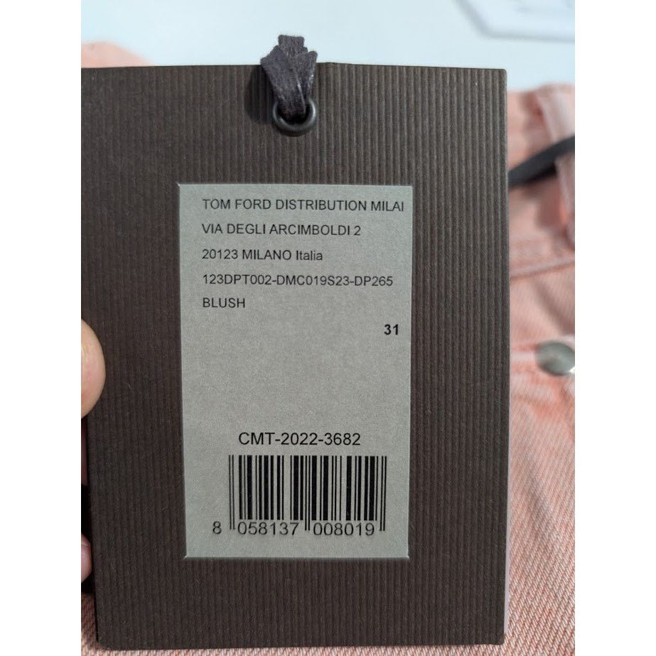 Tom Ford o1rshd1 Denim Tapered in Blush Size US 31 - 19 Thumbnail