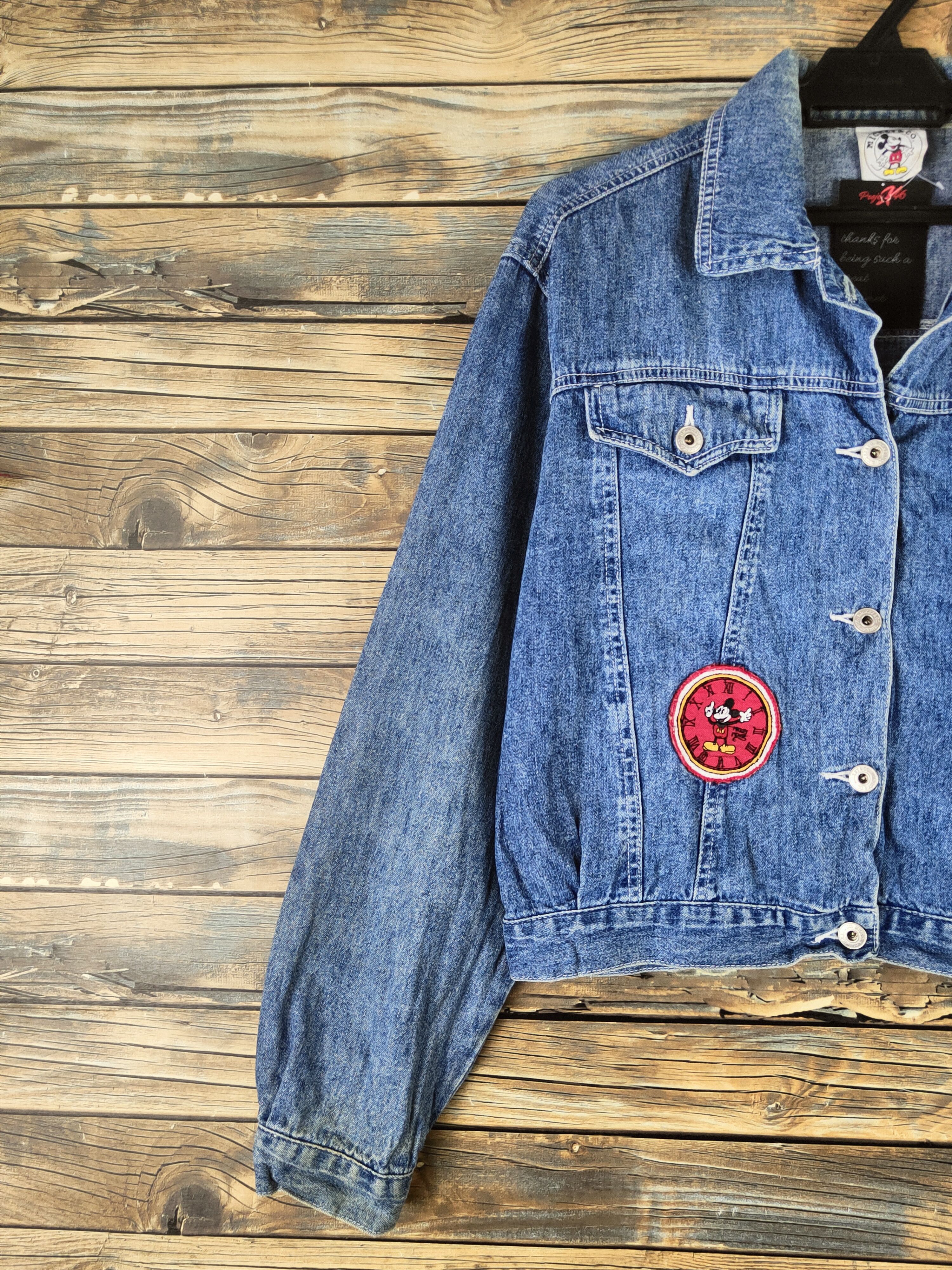 Mickey & Co. DL Mickey & co. Blue Denim Jackets #46-112 Size L / US 10 / IT 46 - 3 Thumbnail