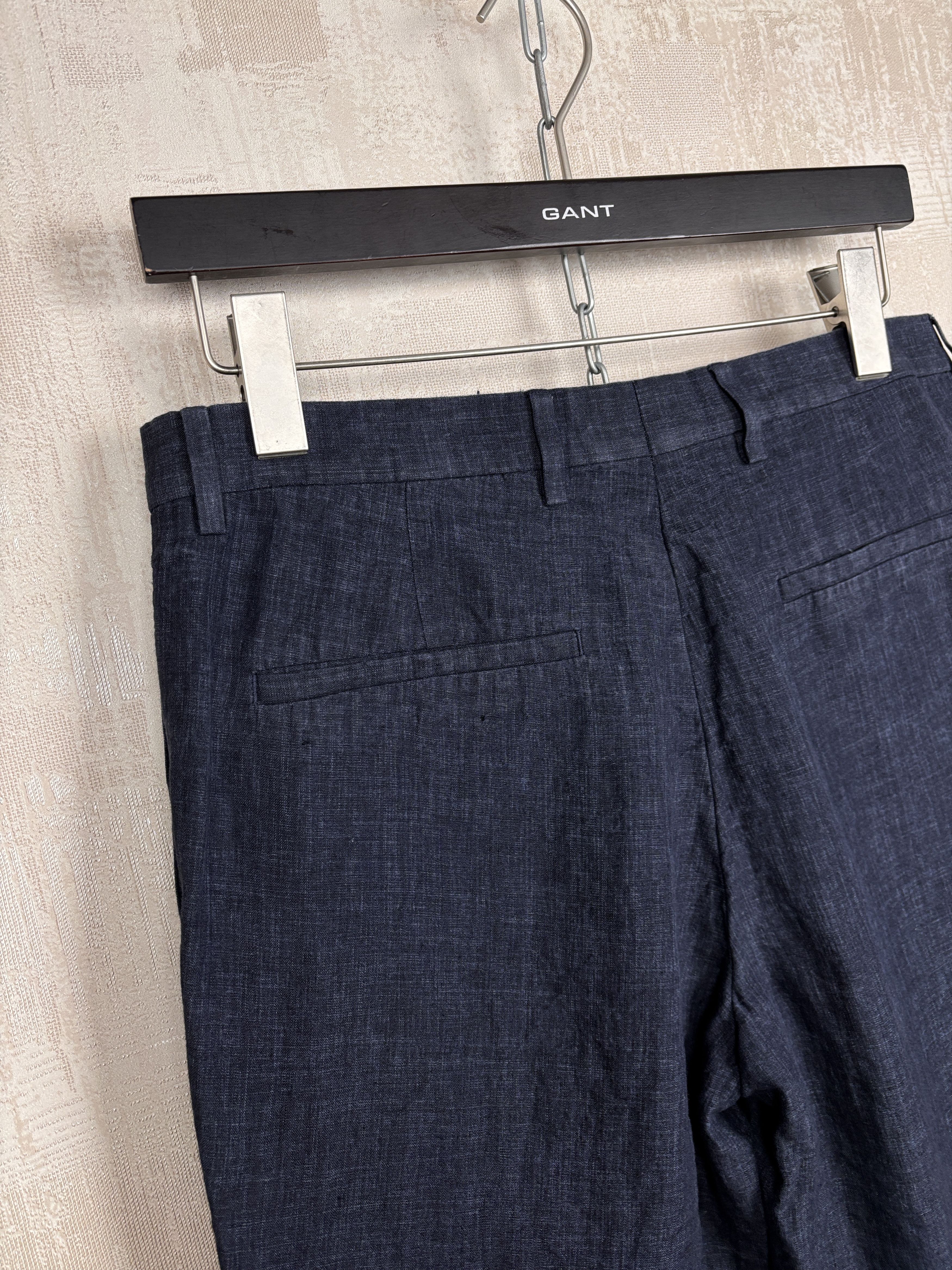 Cos COS Linen Chino Pants Men's Size EUR 48 (M) Navy Blue Size US 32 / EU 48 - 11 Thumbnail