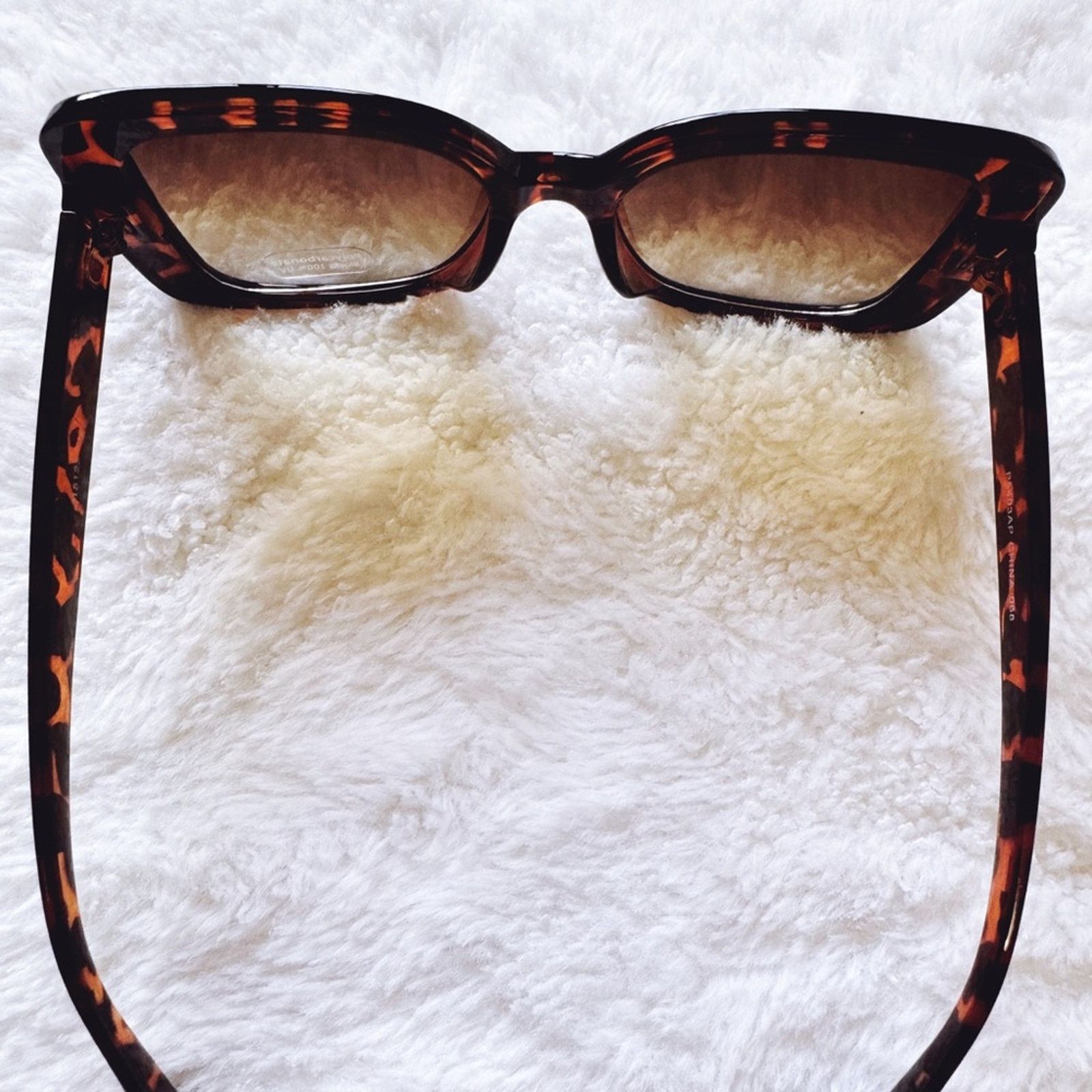 Other Eva Tortoise Brown Square-Framed Sunglasses Size ONE SIZE - 9 Thumbnail