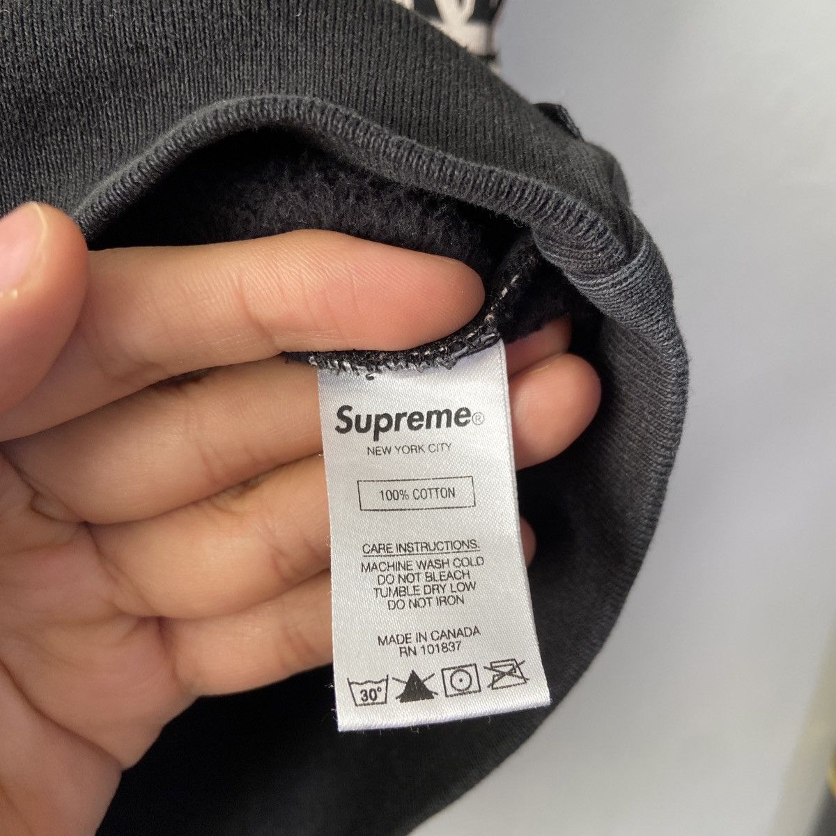 Hysteric Glamour × Supreme SUPREME x HYSTERIC GLAMOUR TEXT HOODIE Size US L / EU 52-54 / 3 - 7 Thumbnail