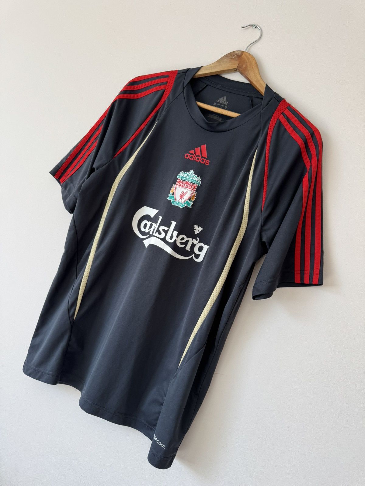 Adidas Vintage Liverpool 2009-2010 Soccer Training Jersey Adidas Size US L / EU 52-54 / 3 - 3 Thumbnail