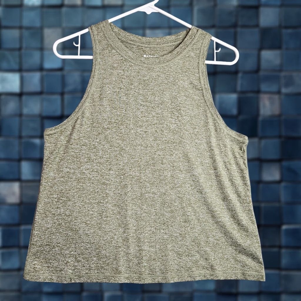 Athleta Athleta Tank Womens Sage Green Workout Gym Tank Top S Sleeveless Regular Size S Green Solid 40s? Size S / US 4 / IT 40 - 1 Thumbnail