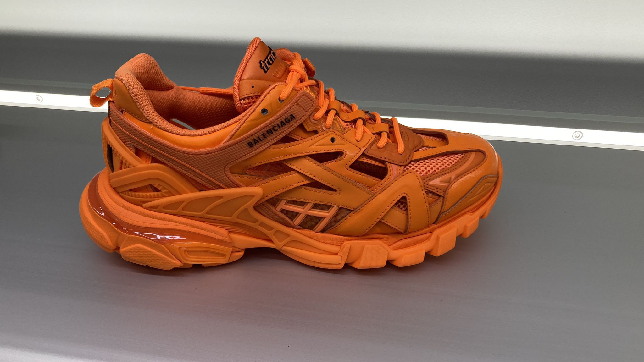 image of Balenciaga O1In1G0324 Track.2 Full Sneakers In Orange, Men's (Size 10)