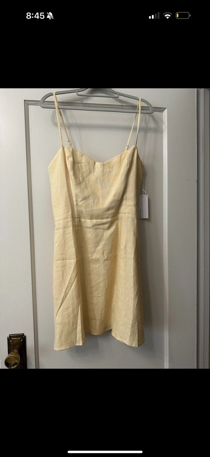 Reformation Roarke Linen Dress NWT Size 10 - stein-coach.com