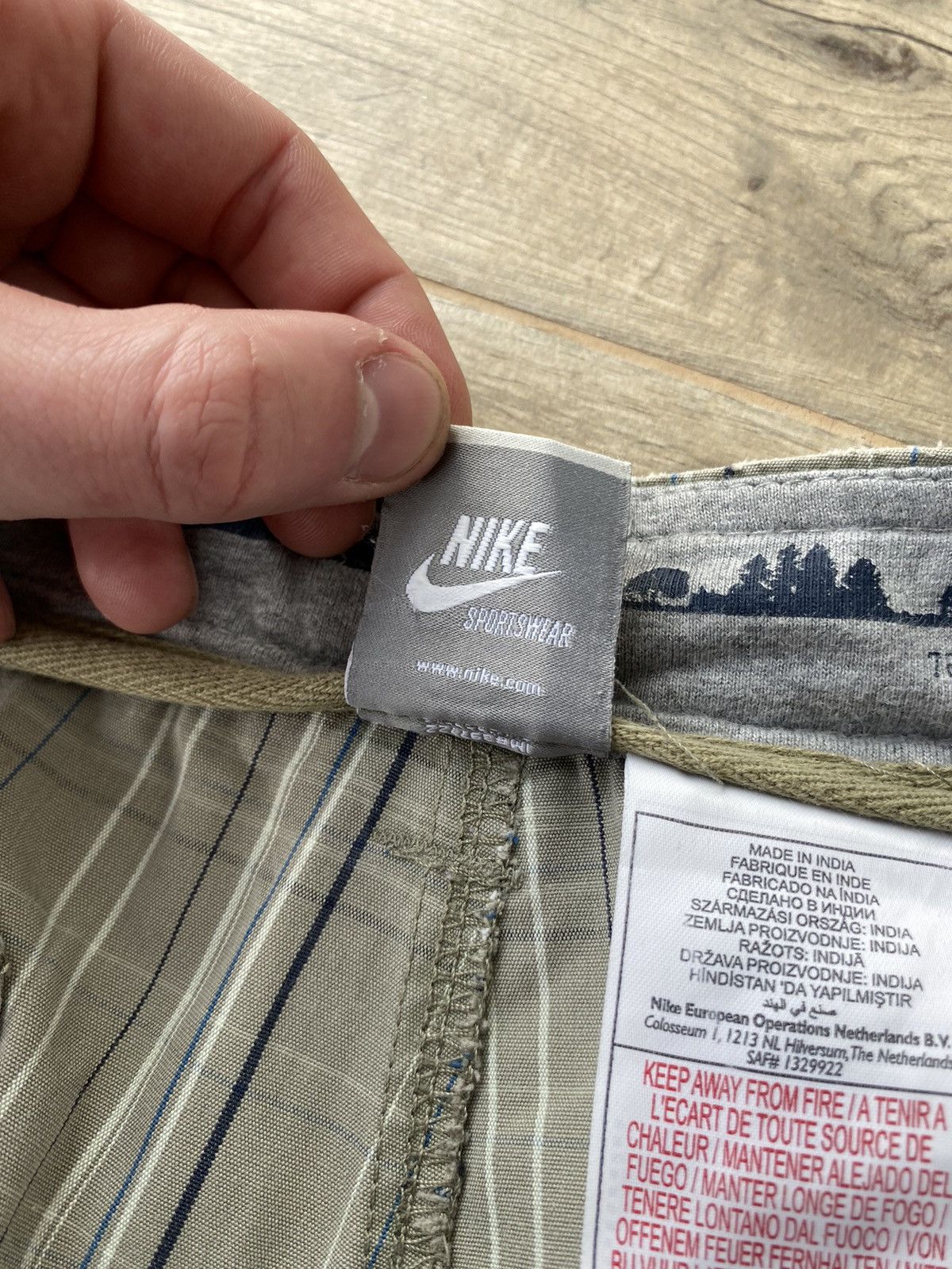 Nike × Vintage Nike Vintage Cargo Shorts Size US 34 / EU 50 - 15 Thumbnail