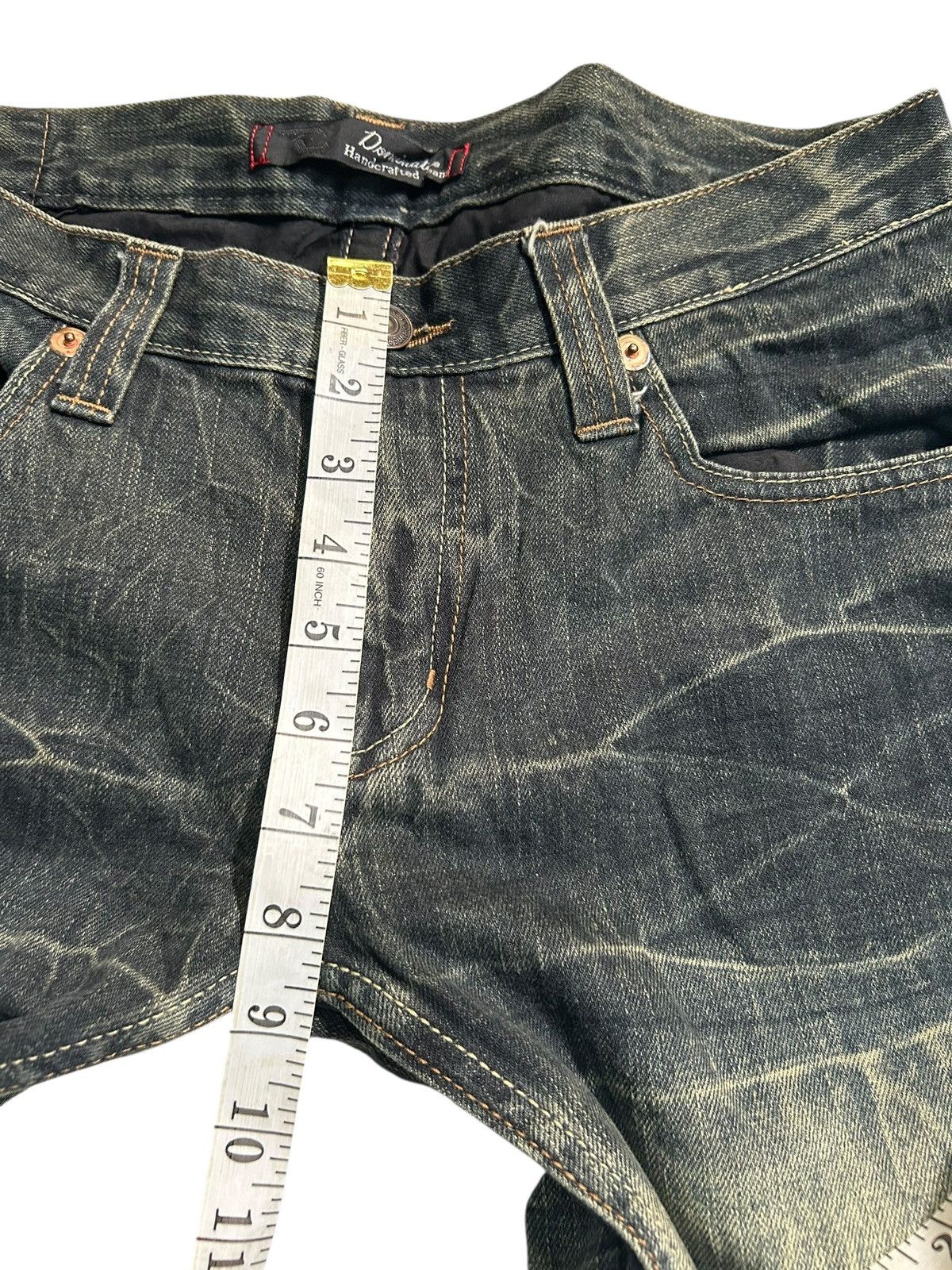 Japanese Brand × Kapital × Vintage Rusty Dominate Handcrdfted Jeans Japan Punk Grunge Style Size US 32 / EU 48 - 14 Thumbnail