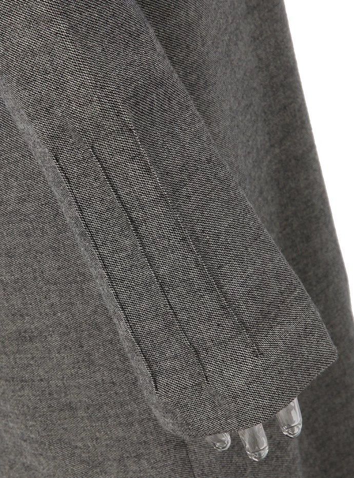 Maison Margiela Maison Margiela Dark V-neck gray twill dress Size XS / US 0-2 / IT 36-38 - 4 Thumbnail
