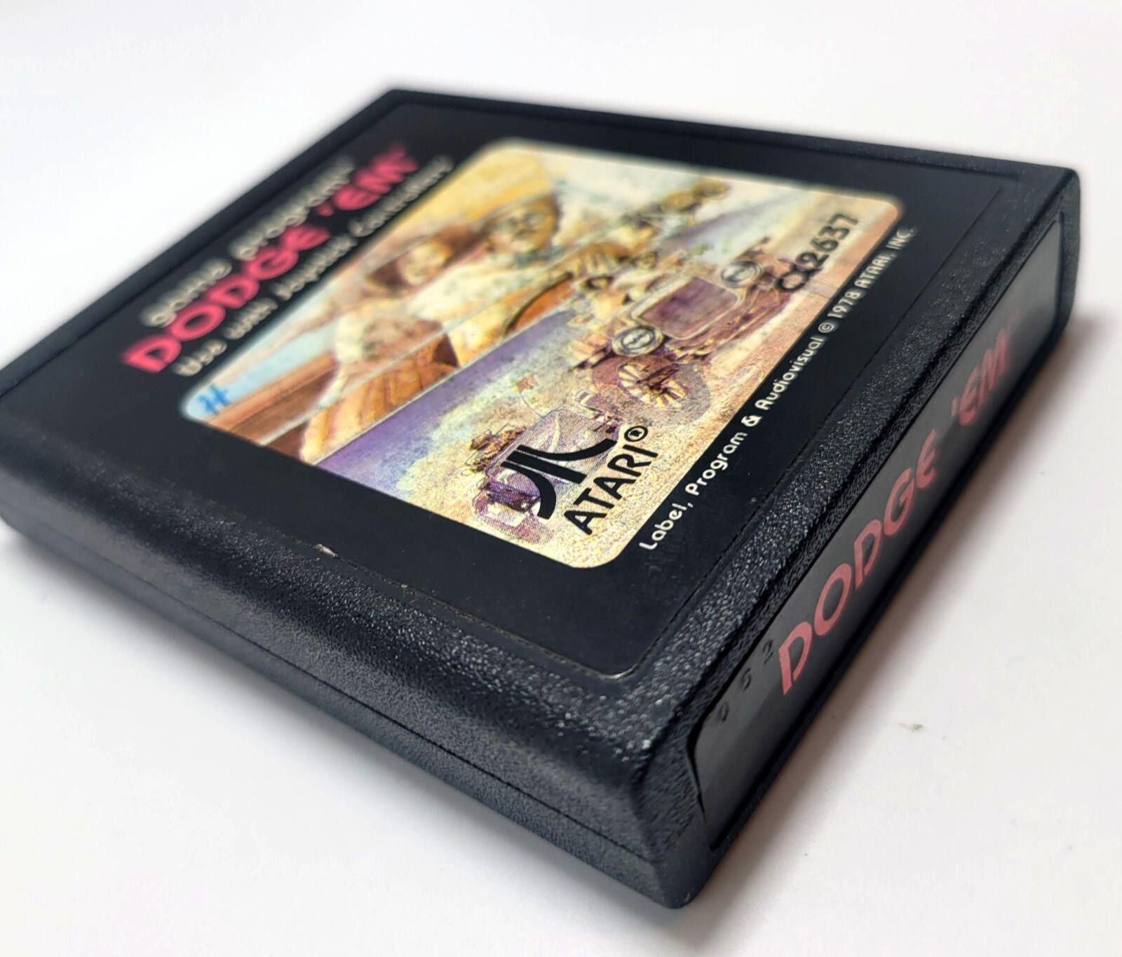 Other Atari 2600 Dodge 'Em Game Cartridge Only CX-2637 - TESTED! Size ONE SIZE - 2 Thumbnail
