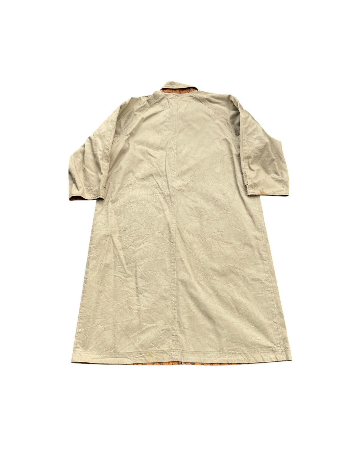 Japanese Brand Melrose Reverseable Paisley Trench Jacket Size US XL / EU 56 / 4 - 11 Thumbnail