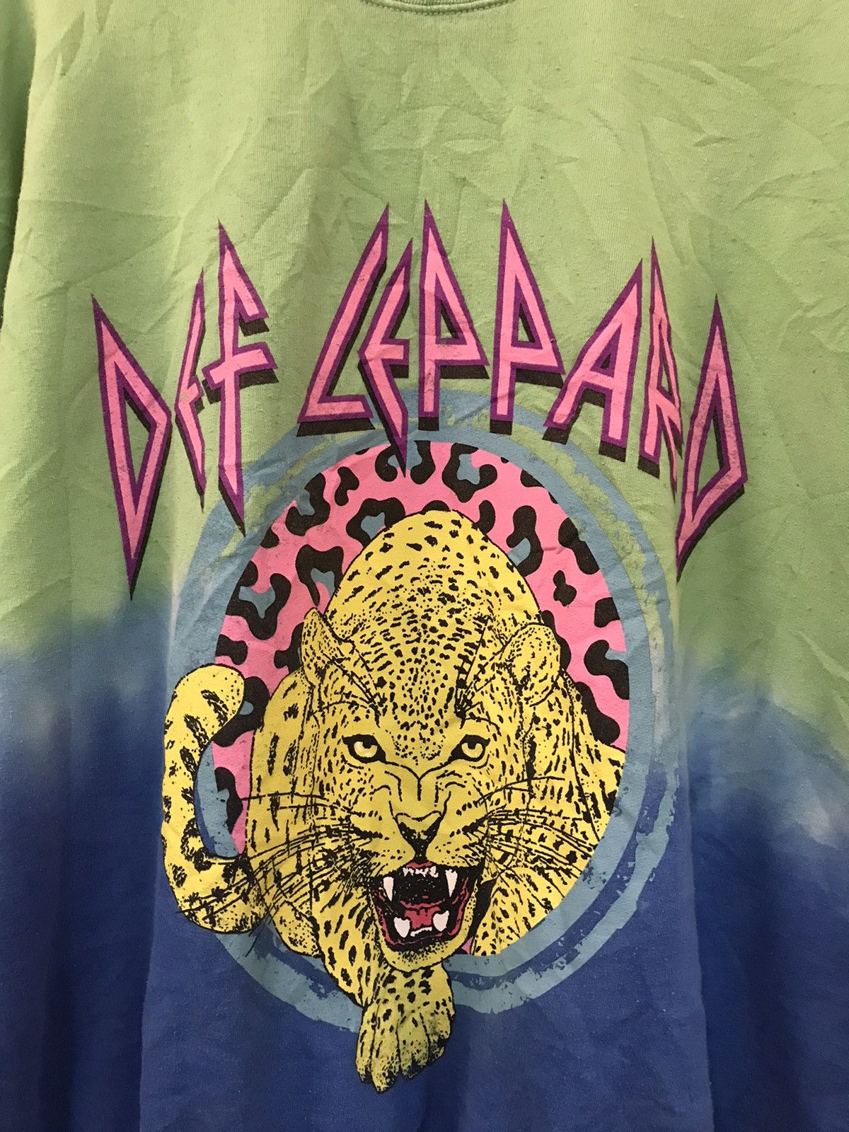Band Tees × Def Leppard Def Leppard Tye Dye Sweatshirt Size US XL / EU 56 / 4 - 2 Thumbnail