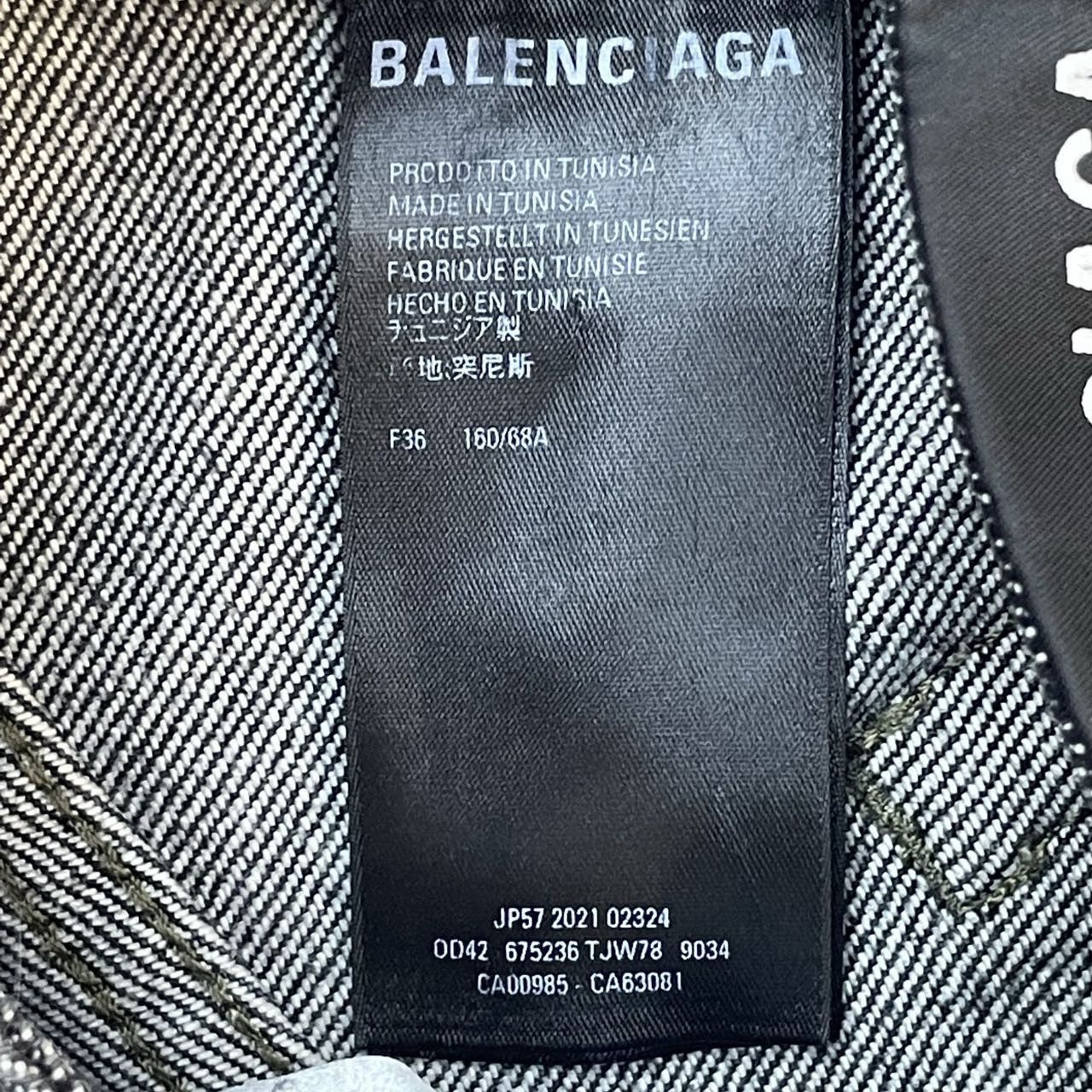 Balenciaga Balenciaga Button & Zipper A-line Denim Mini Skirt K26WX Size 25" / US 0 / IT 36 - 7 Thumbnail
