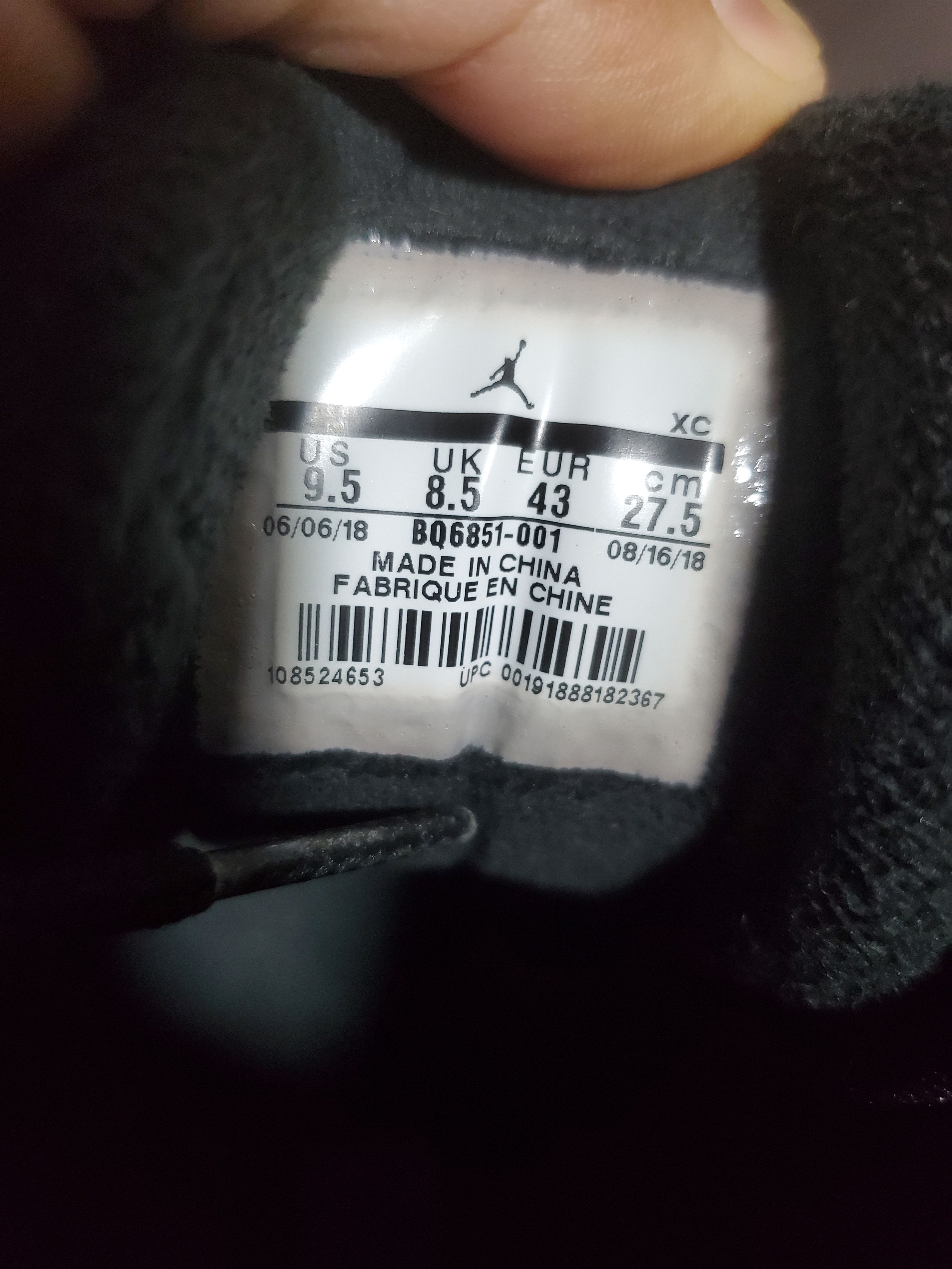 Jordan Brand Air Jordan 12 "Winterized" Size US 9.5 / EU 42-43 - 12 Thumbnail