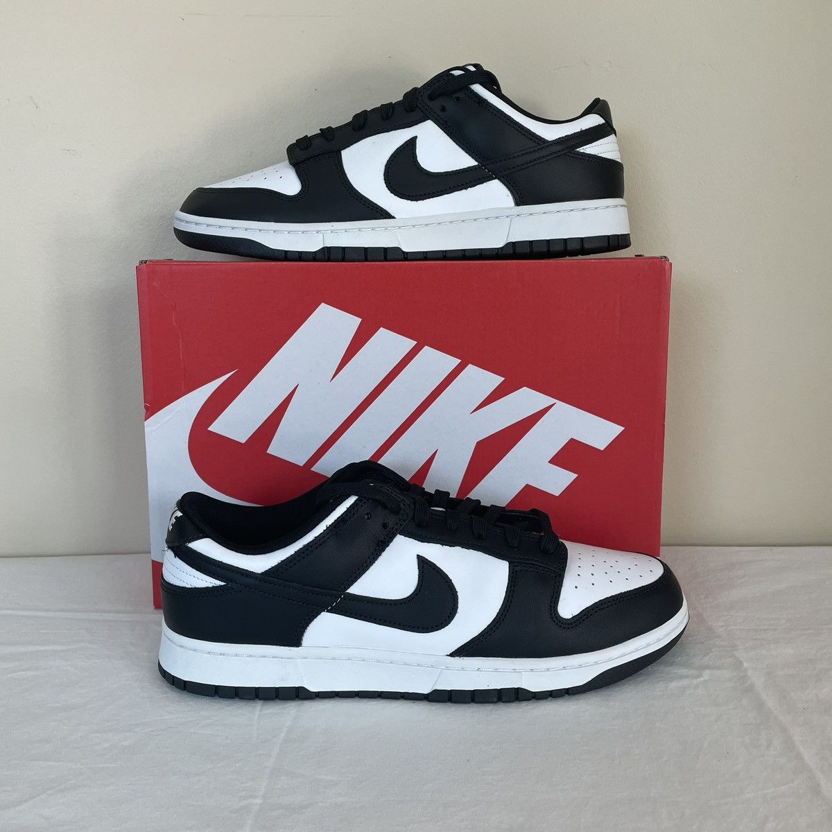 Nike Nike Dunk Low Black White Panda Mens US Size 12 DD1391-100 Size US 12 / EU 45 - 1 Thumbnail