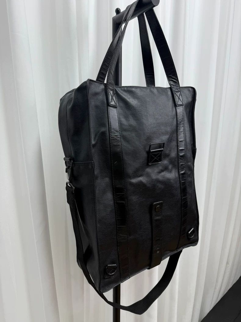 Yohji Yamamoto yohji yamamoto Waxed handbag satchel bag 2504-Nextarrow Size ONE SIZE - 7 Thumbnail