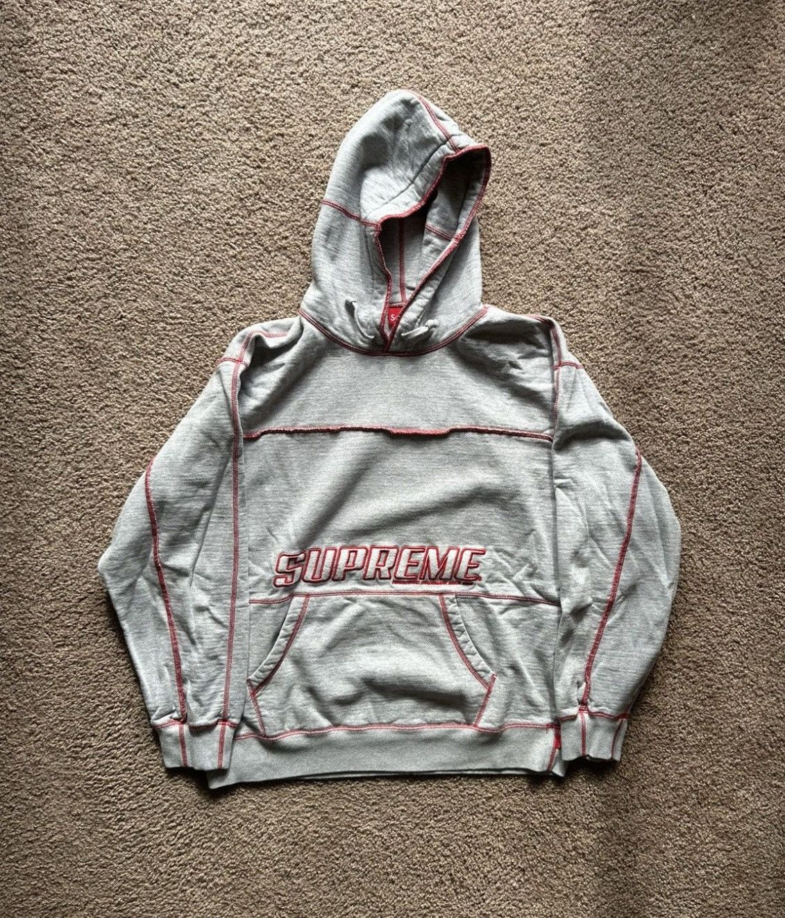 Designer × Streetwear × Supreme Supreme Coverstitch Hoodie | Grailed