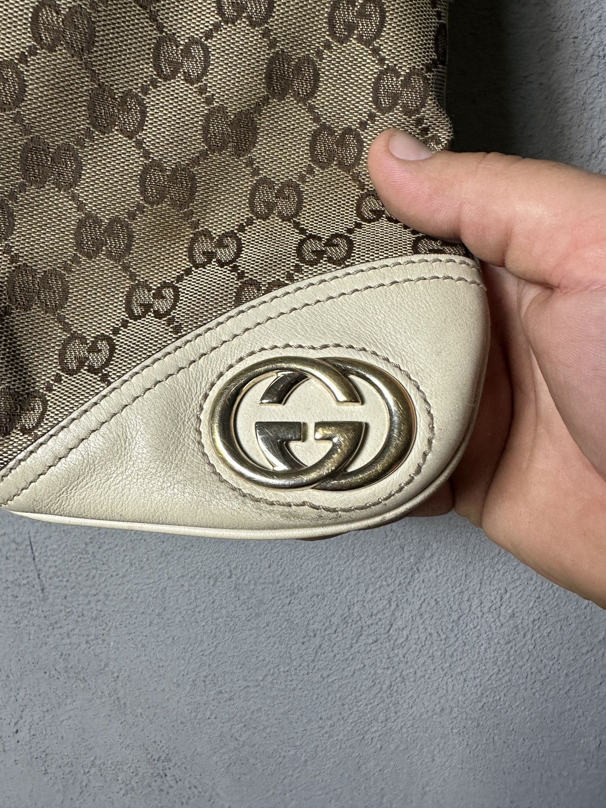 Gucci × Vintage Gucci Britt Shoulder Bag Distressed Size ONE SIZE - 5 Thumbnail