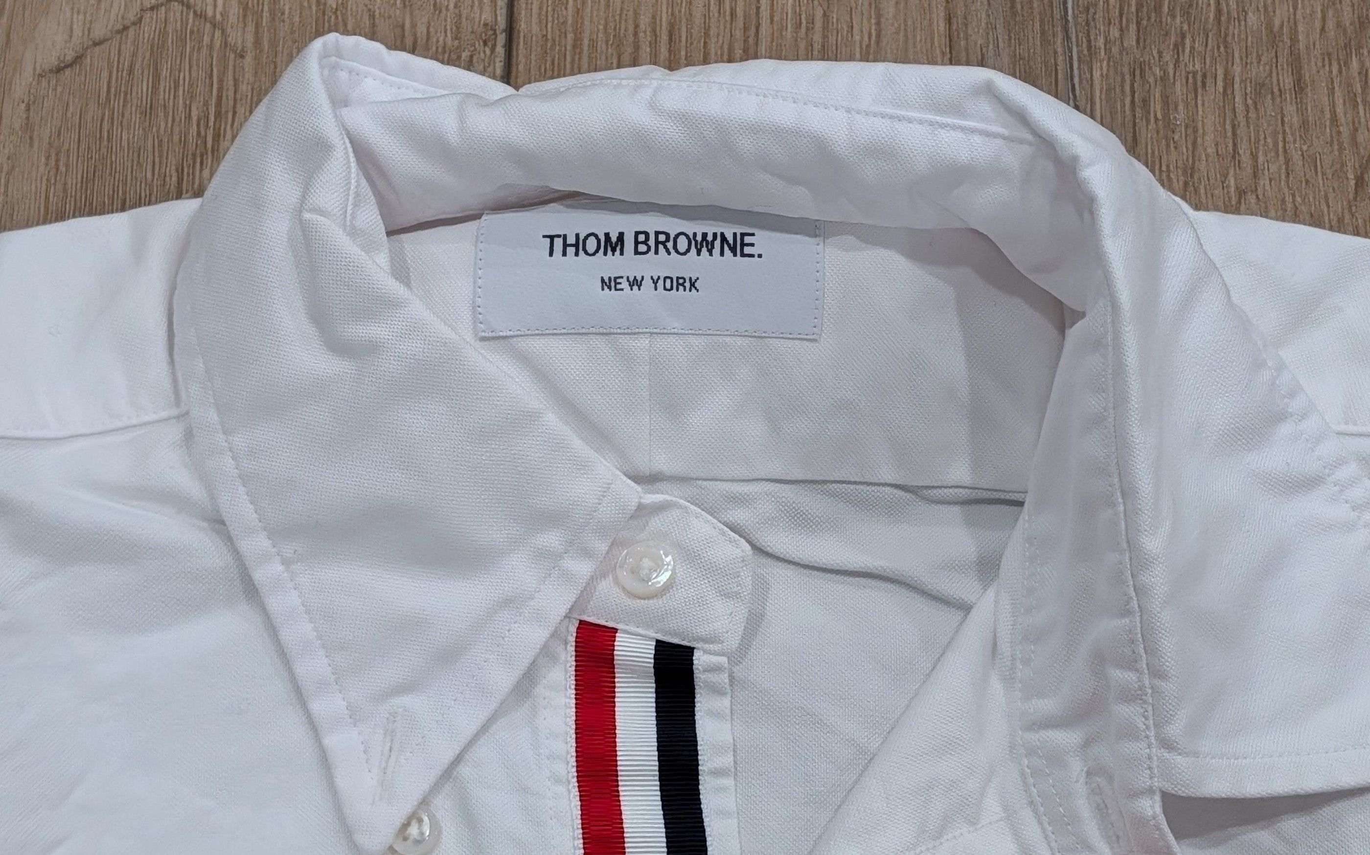 Thom Browne THOM BROWNE Longline SS Button Up Shirt White 1 - Small Size US S / EU 44-46 / 1 - 2 Thumbnail